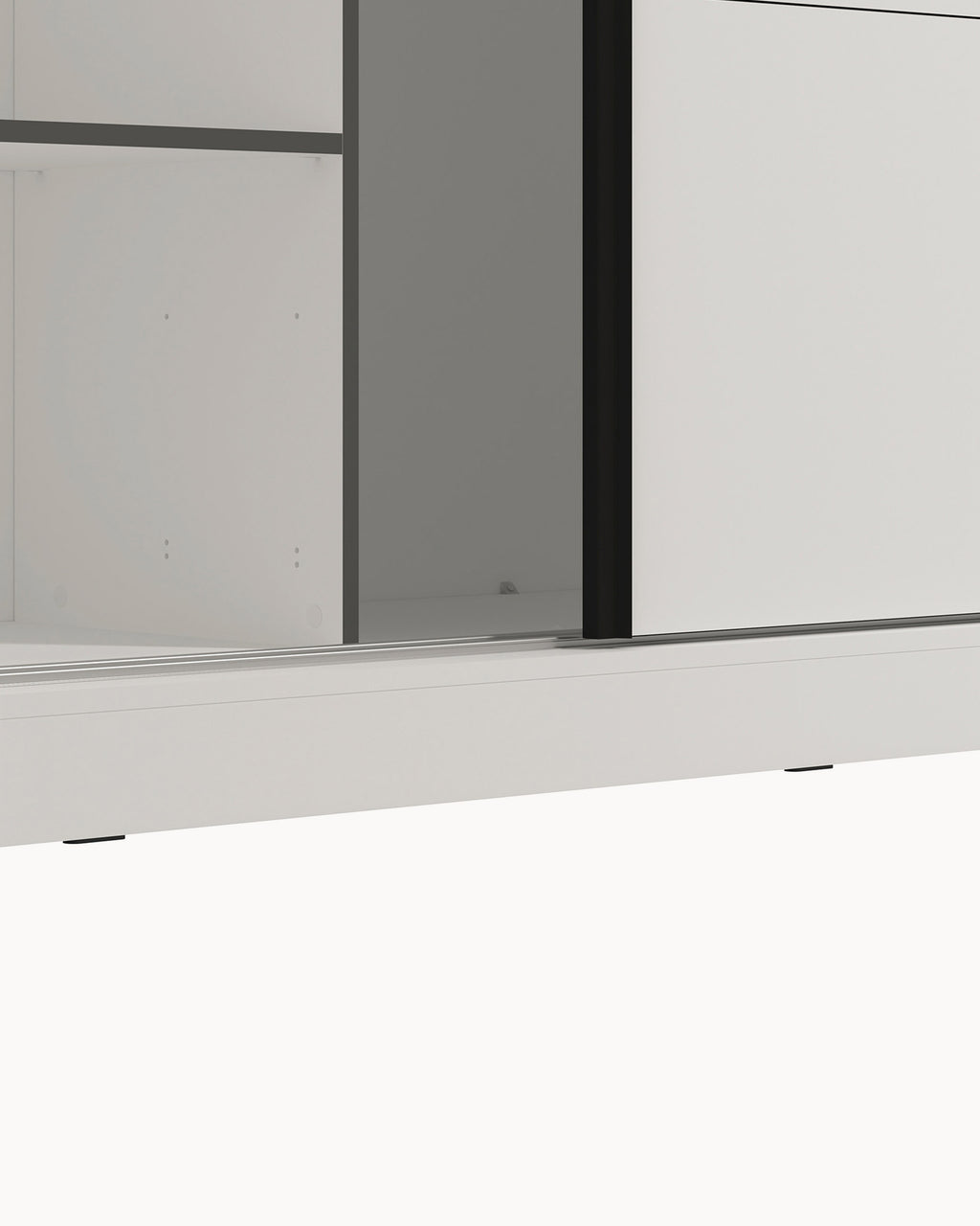 Roupeiro ALBI (245cm) com espelho