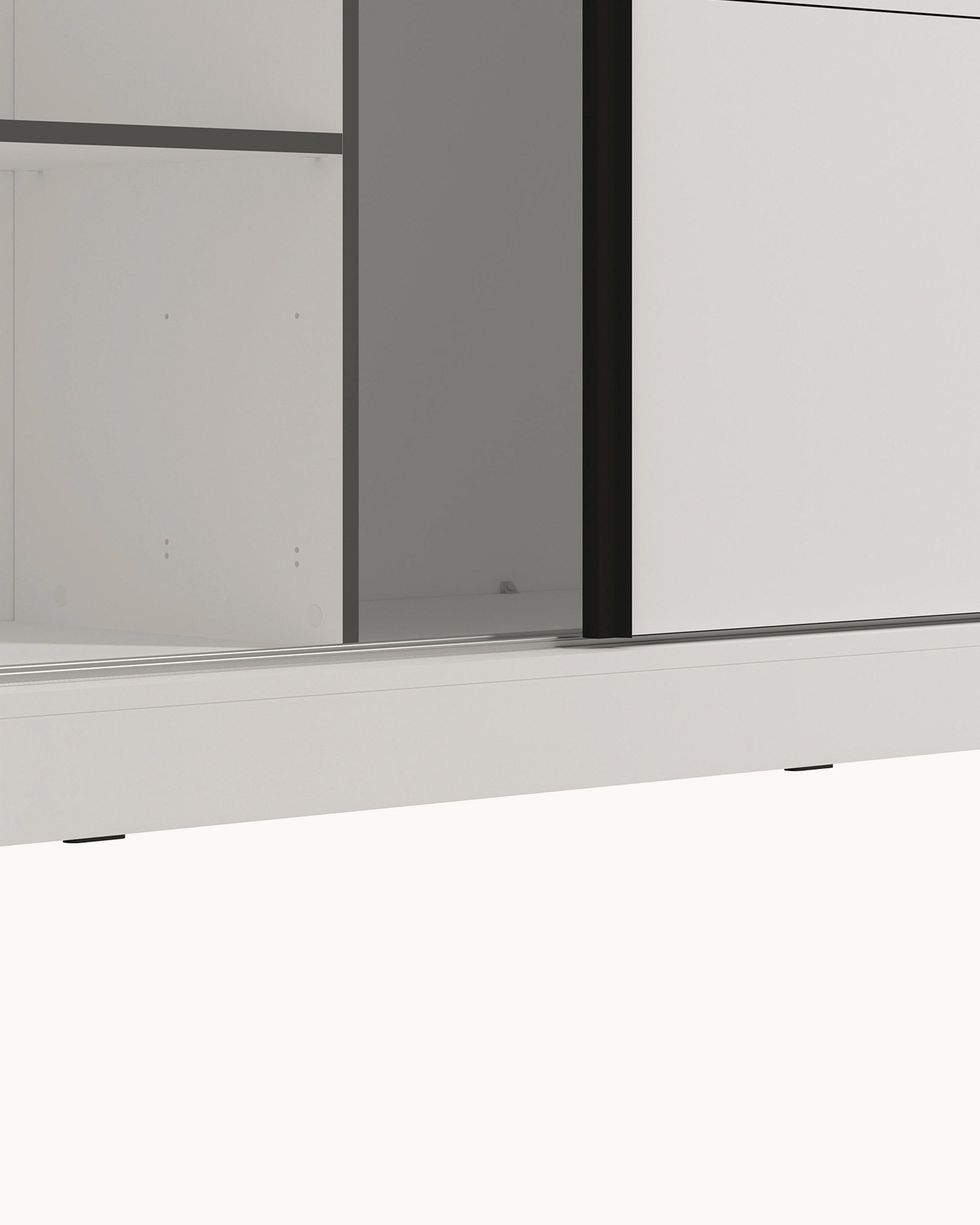 Roupeiro ALBI (245cm) com espelho