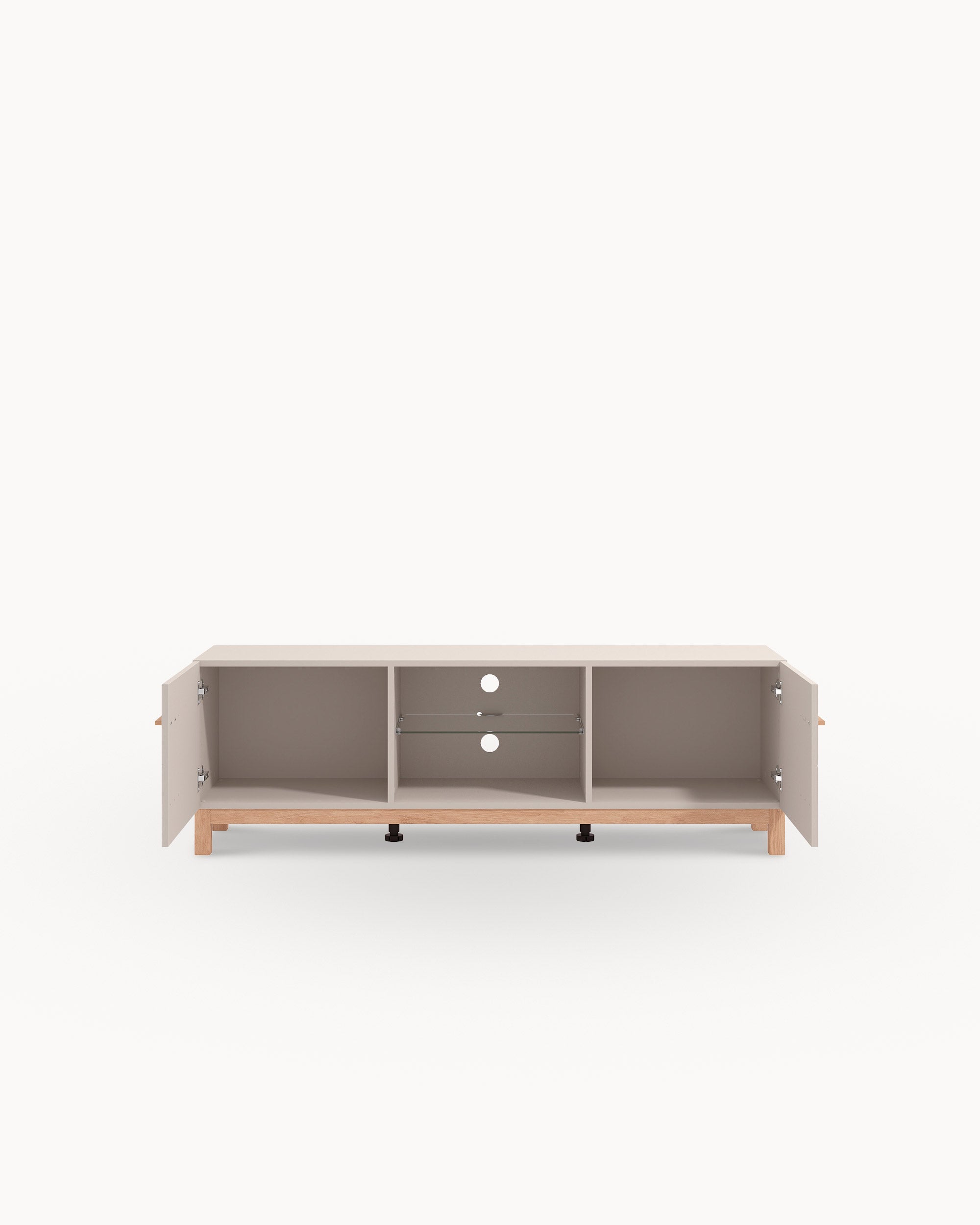 ESSEX TV cabinet with 2 doors