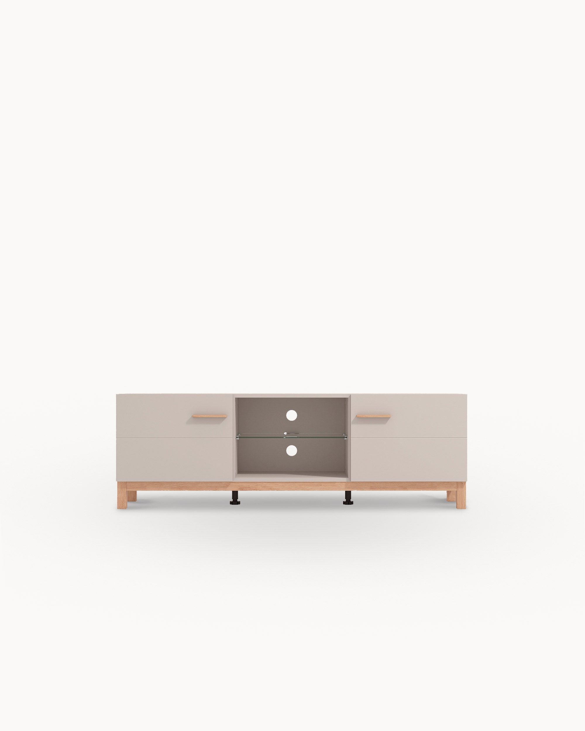 ESSEX TV cabinet with 2 doors