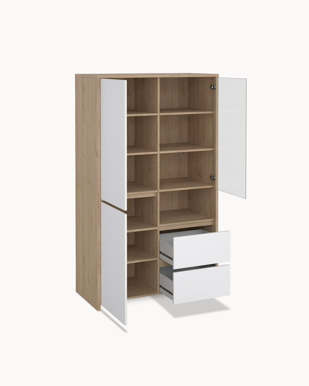 NEXT Display Cabinet with 3 doors and 2 drawers