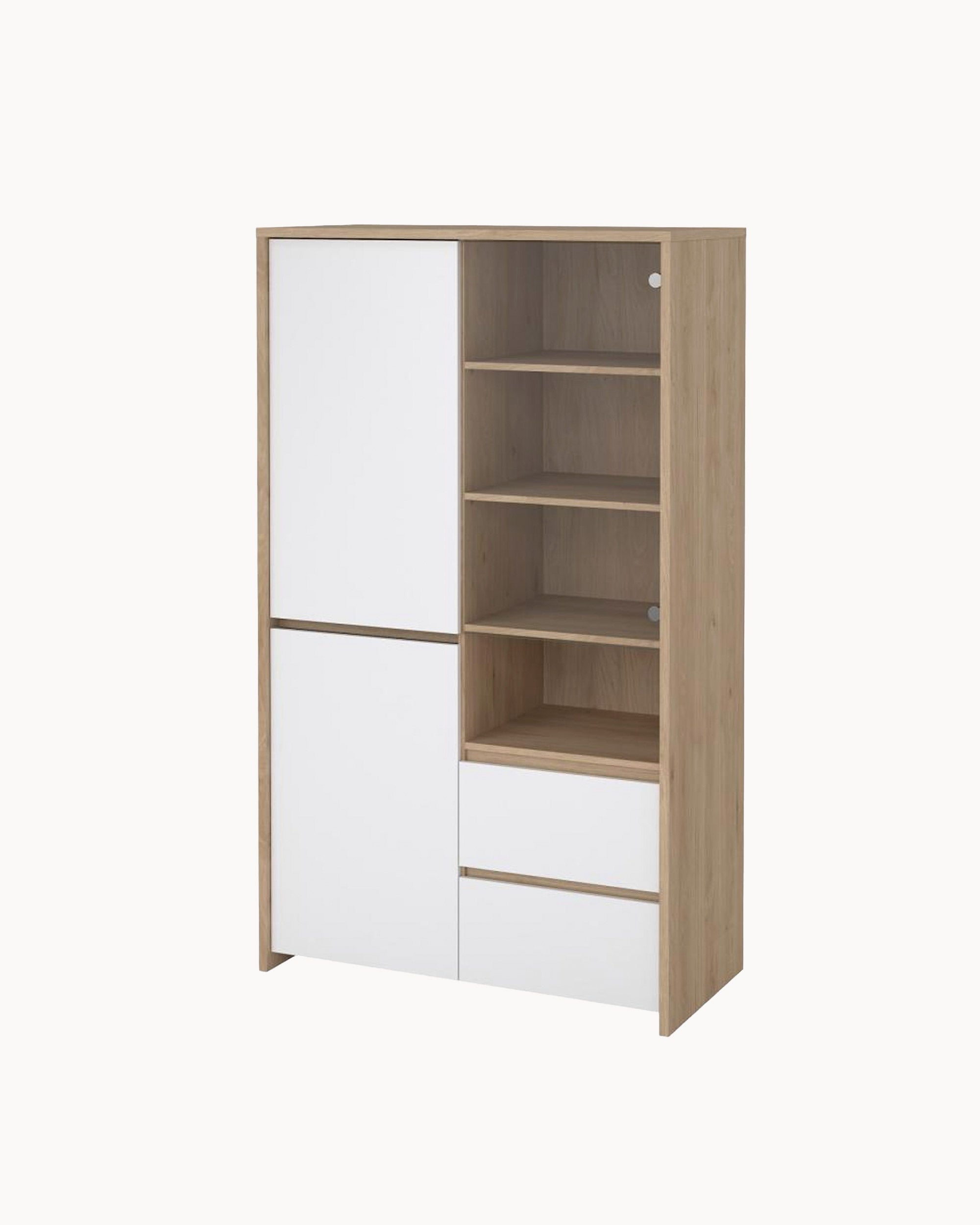 NEXT Display Cabinet with 3 doors and 2 drawers