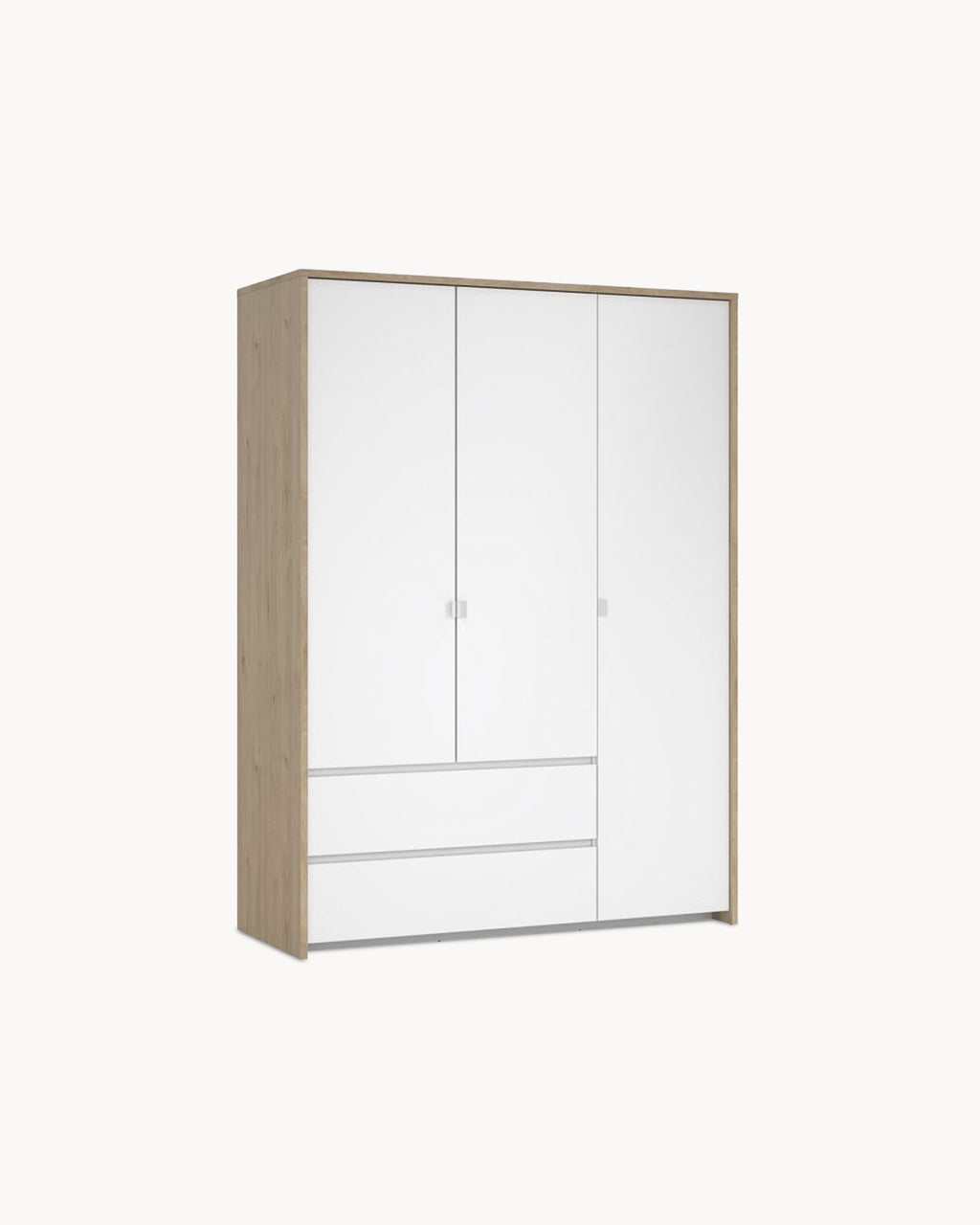 Roupeiro NEXT com 3 portas e 2 gavetas
