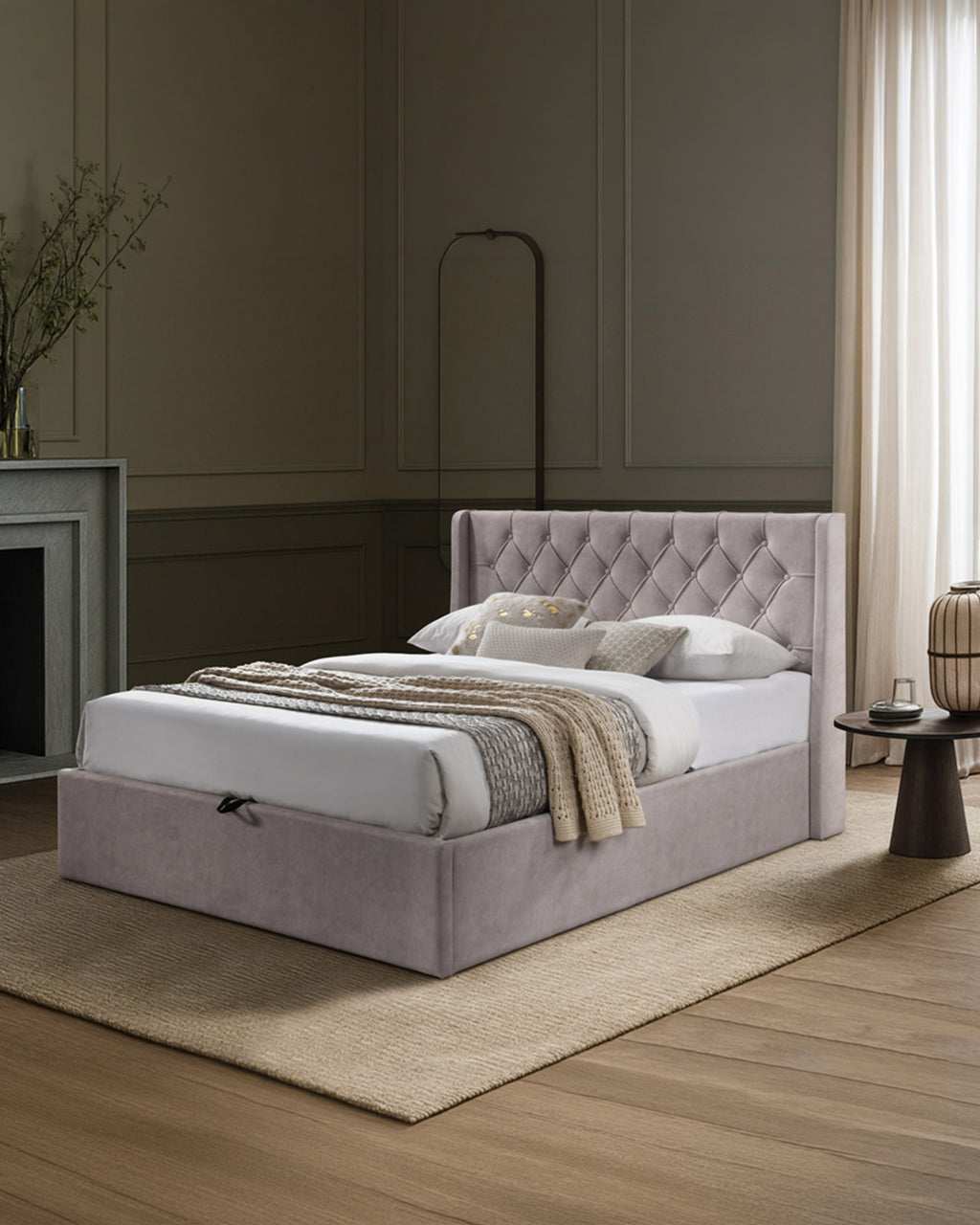 Pack cama de matrimonio elevable CHATELET + Colchón HOMYSLEEP PALACIO COOLER
