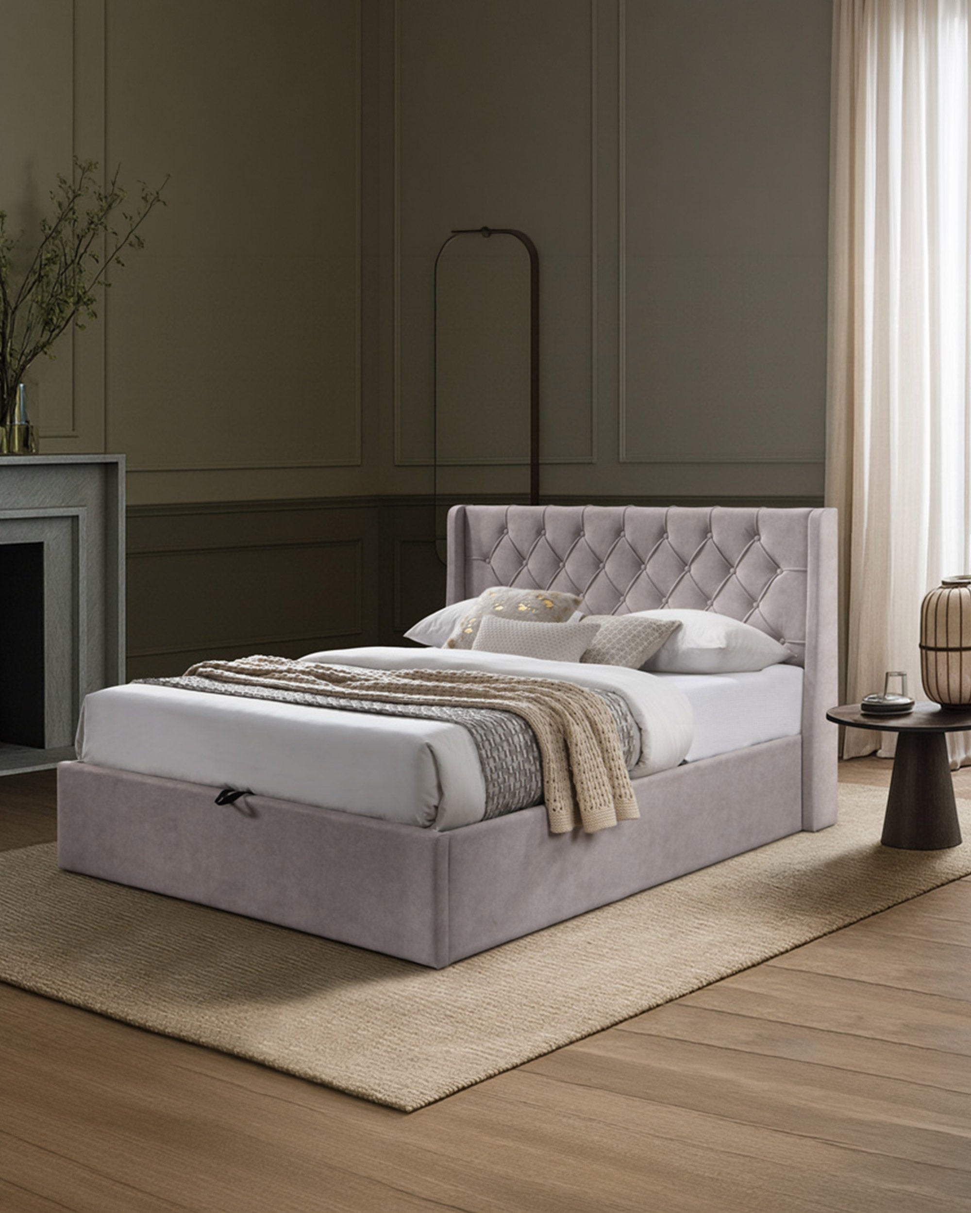 Pack cama de matrimonio elevable CHATELET + Colchón HOMYSLEEP PALACIO COOLER