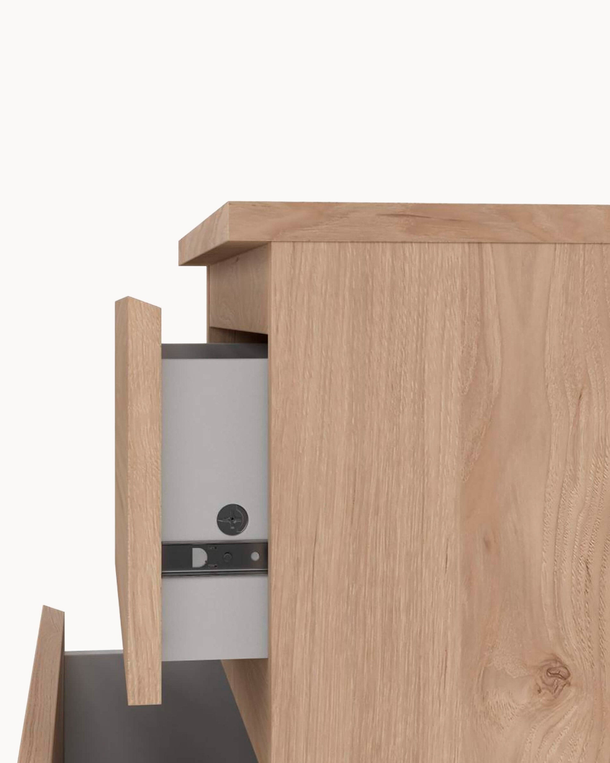 NEW MATRIX II bedside table with 2 drawers