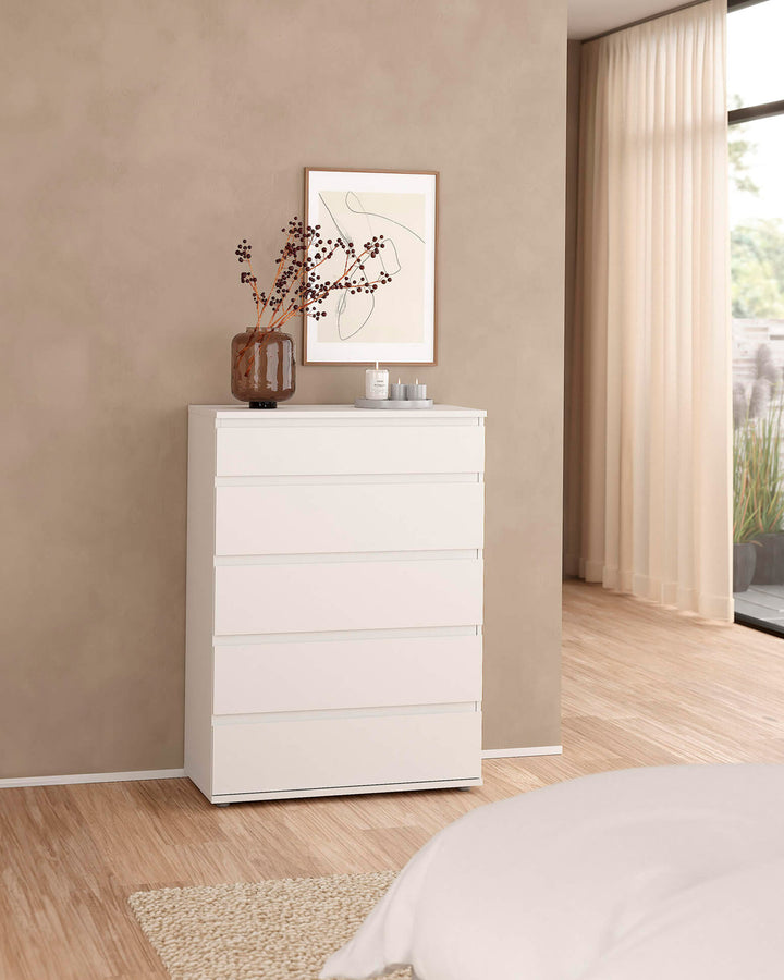 Cómoda alta NEW MATRIX II com 5 gavetas