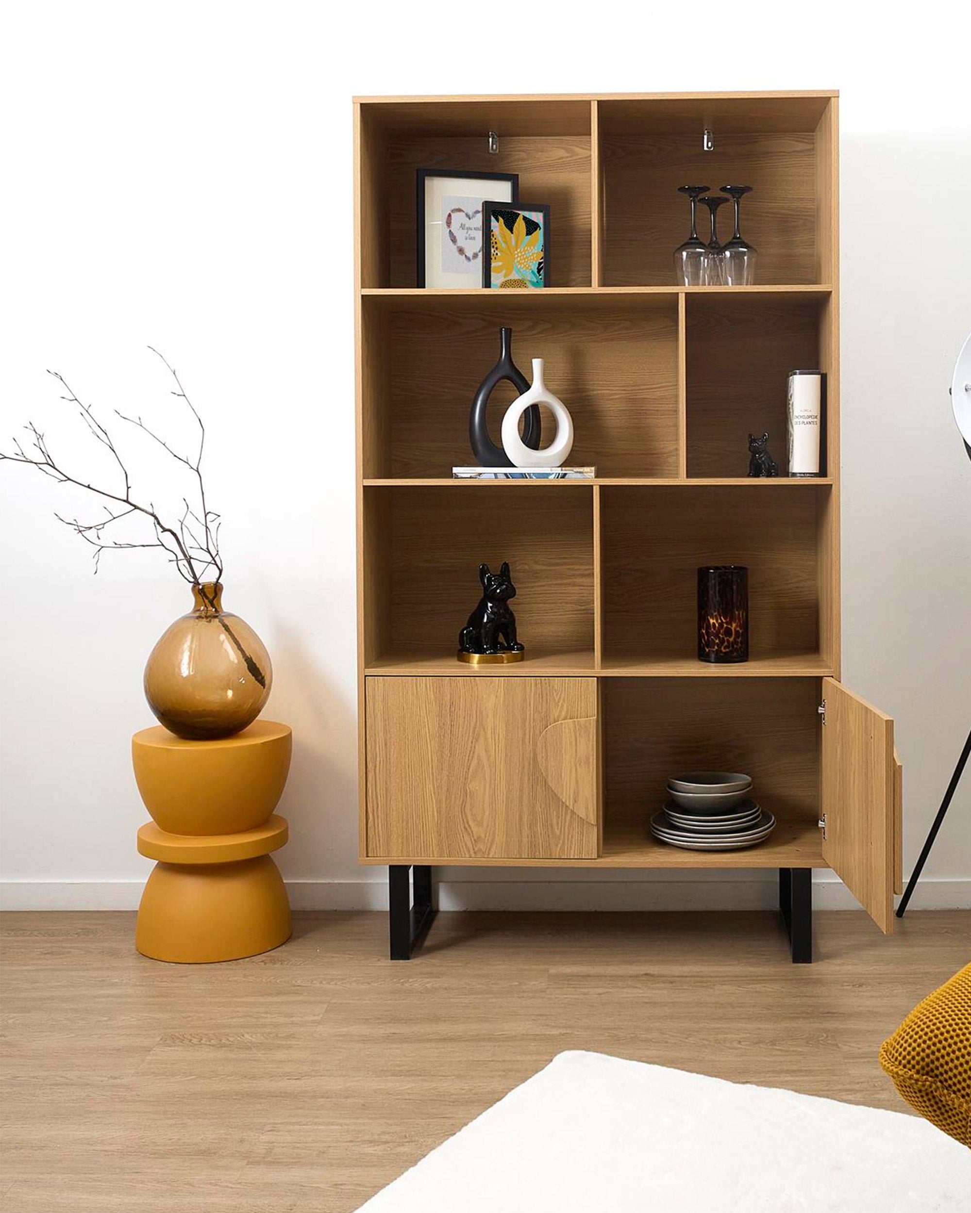 Estante CALYPSO com 2 portas e 3 prateleiras