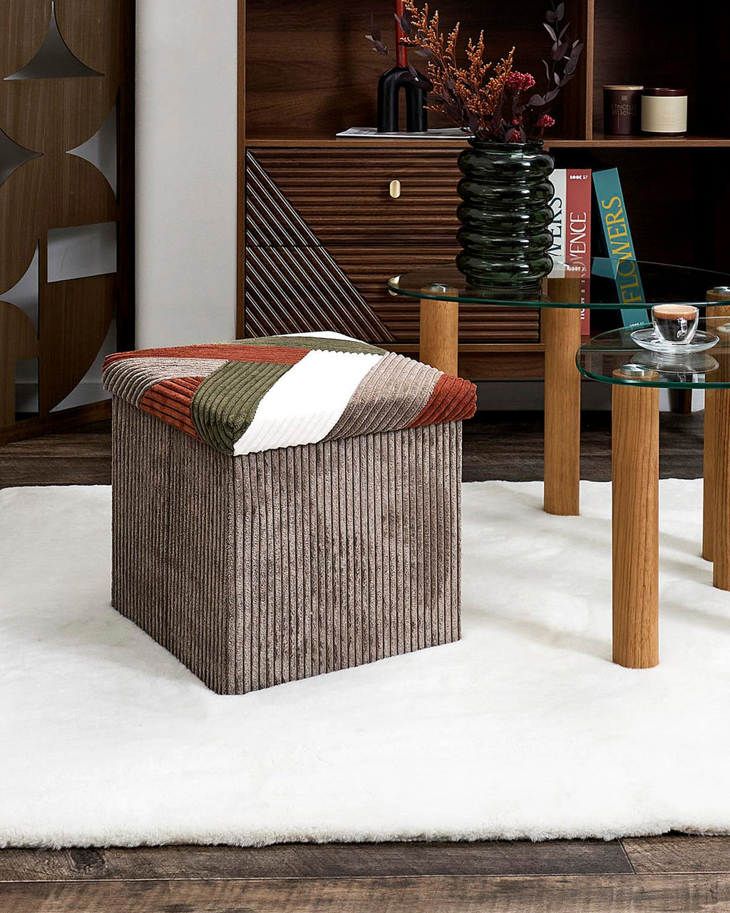 CORKI Storage Ottoman