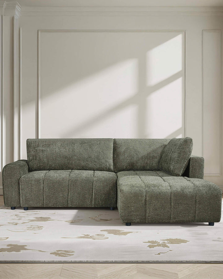 Sofá chaise longue BRAD com cama