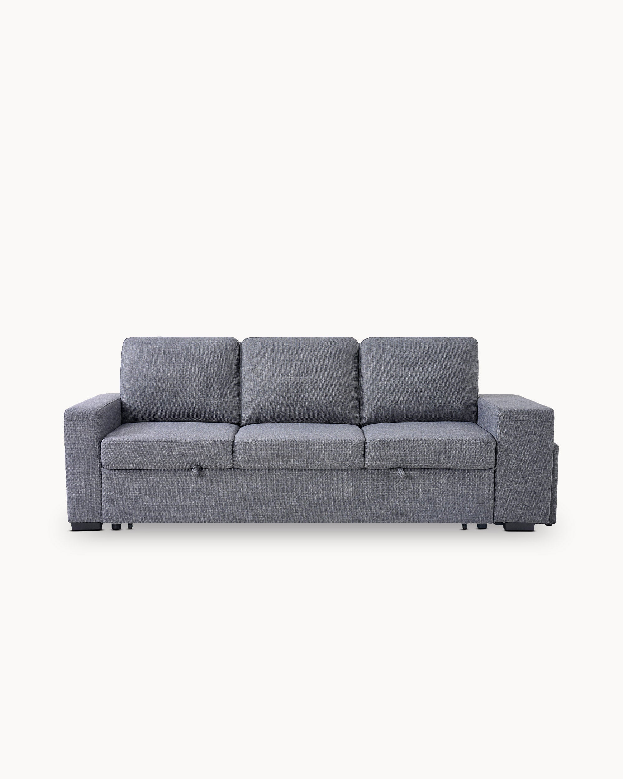 SUSAN II 3-seater sofa with bed and footstools