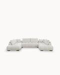 Sofá de canto CALIFORNIA com duplo chaise longue