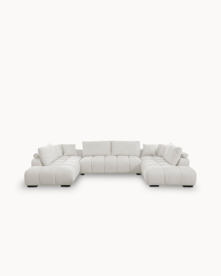Sofá de canto CALIFORNIA com duplo chaise longue