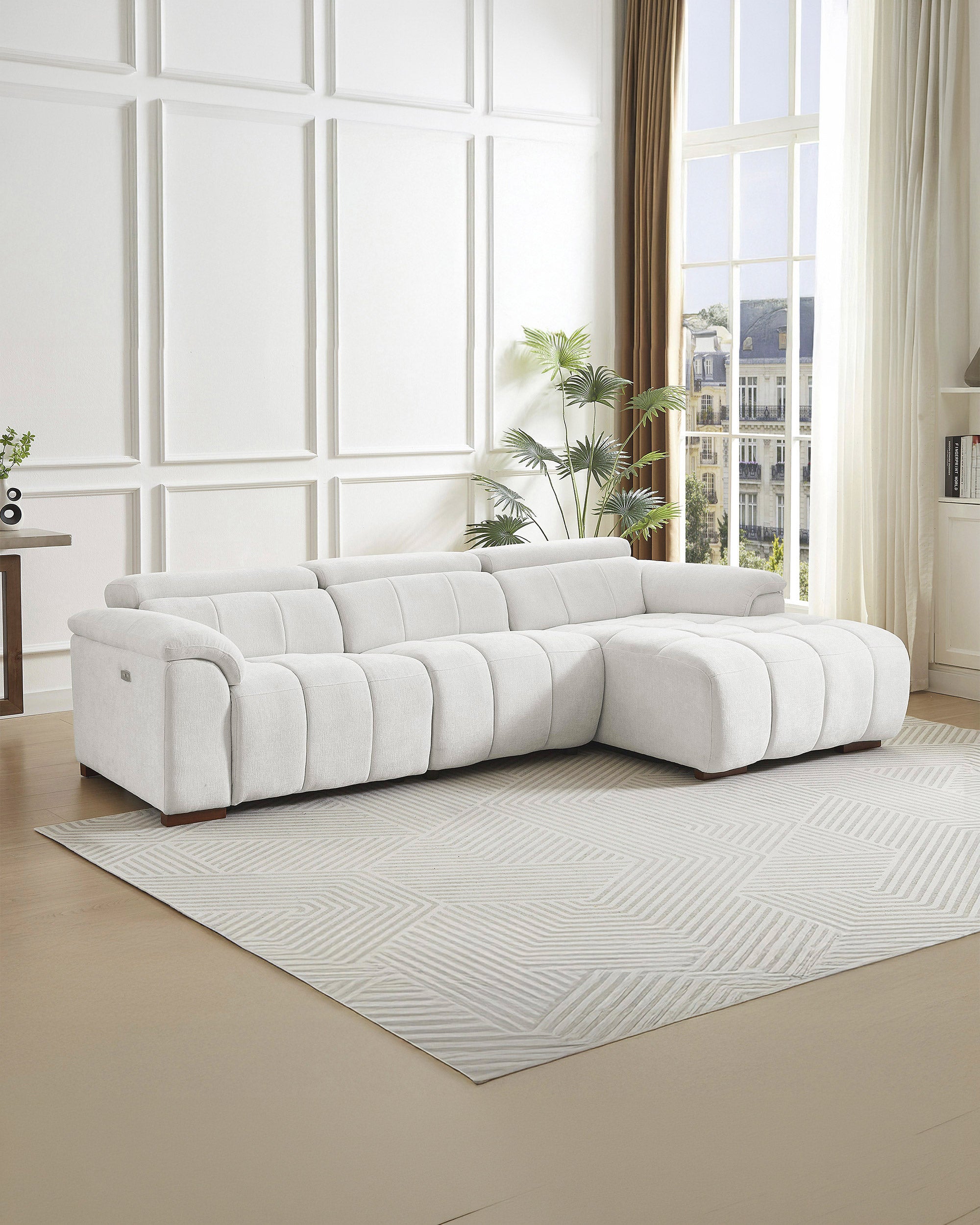 MADAGASCAR electric reclining chaise longue sofa