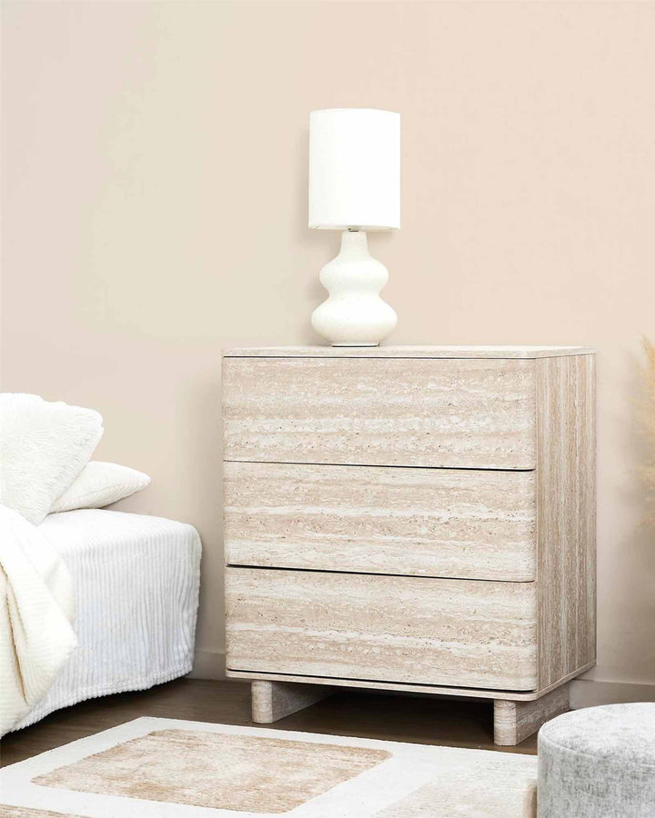 PIETRA Chest of Drawers with 3 drawers