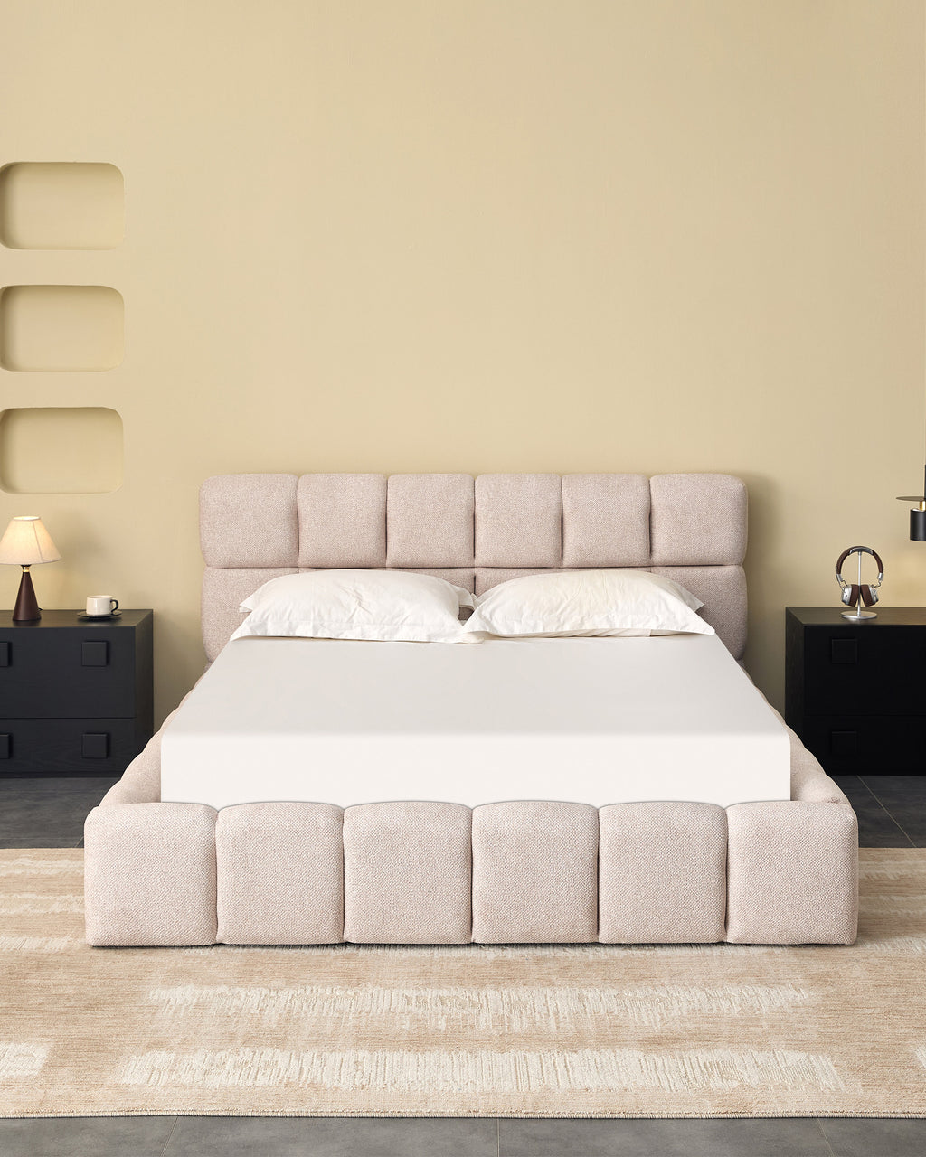Cama de casal elevatória MANCHESTER