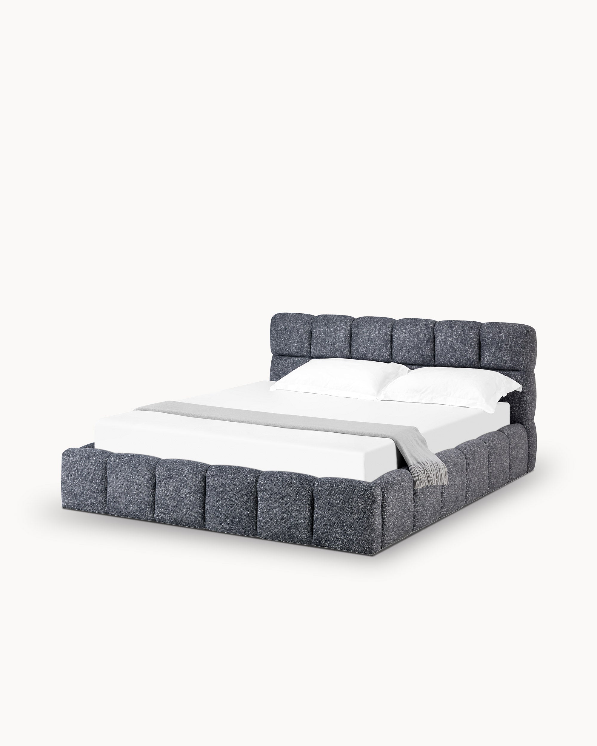 MANCHESTER lift-up double bed frame + HOMYSLEEP PALACIO COOLER mattress