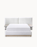 Cama de matrimonio elevable NAPOLI con 2 mesitas de noche