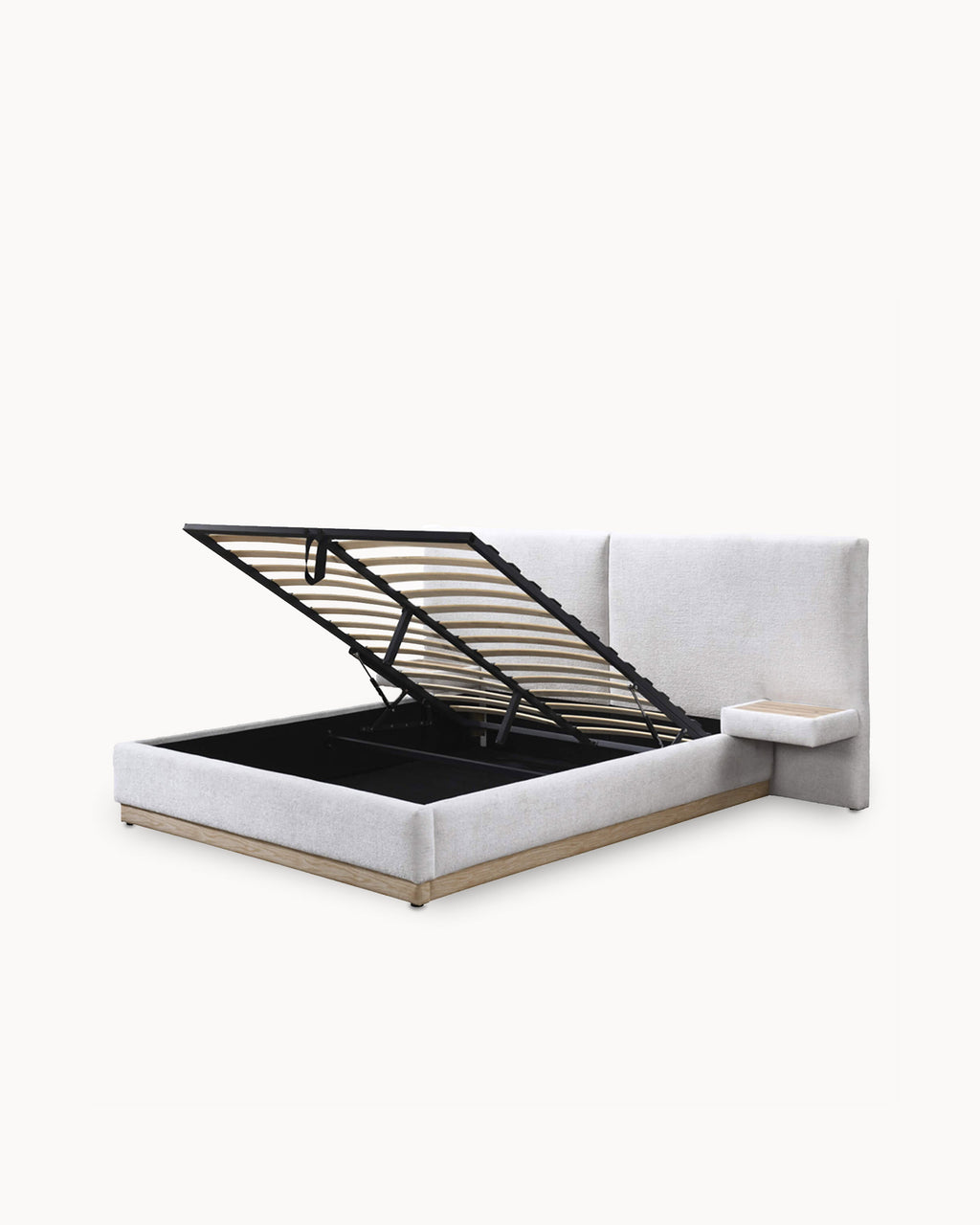 Cama de matrimonio elevable NAPOLI con 2 mesitas de noche