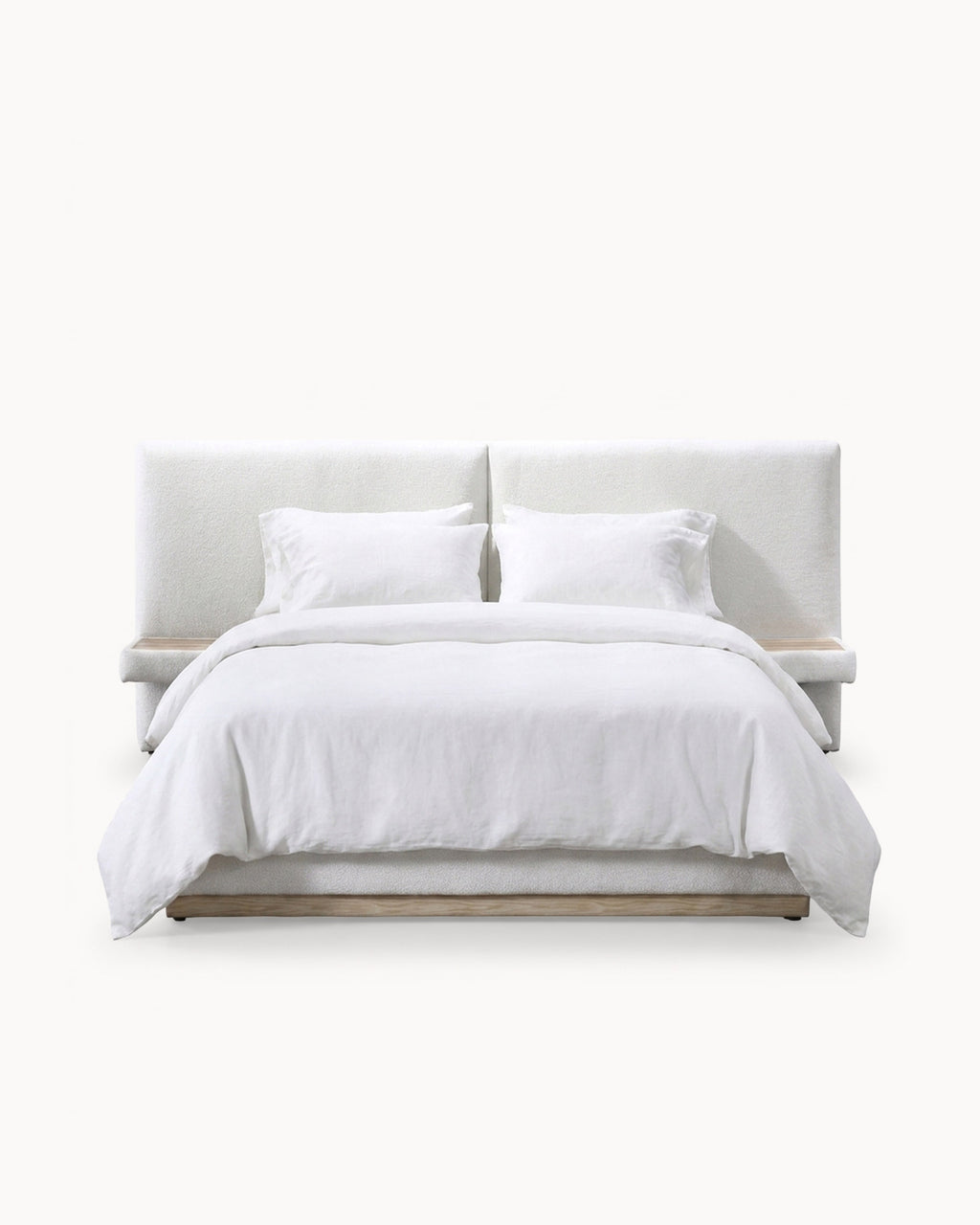 NAPOLI double lift bed with 2 bedside tables