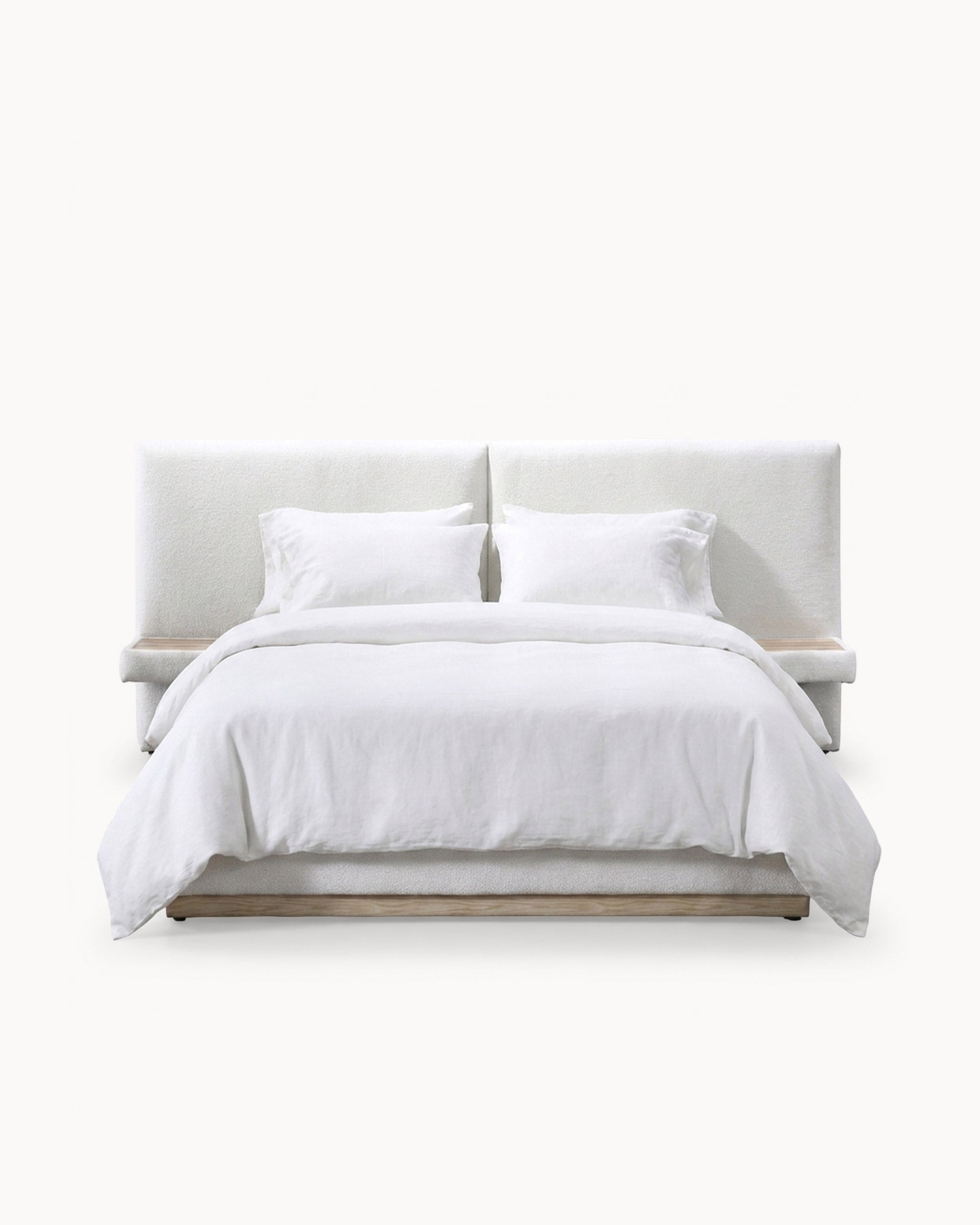 NAPOLI double lift bed with 2 bedside tables