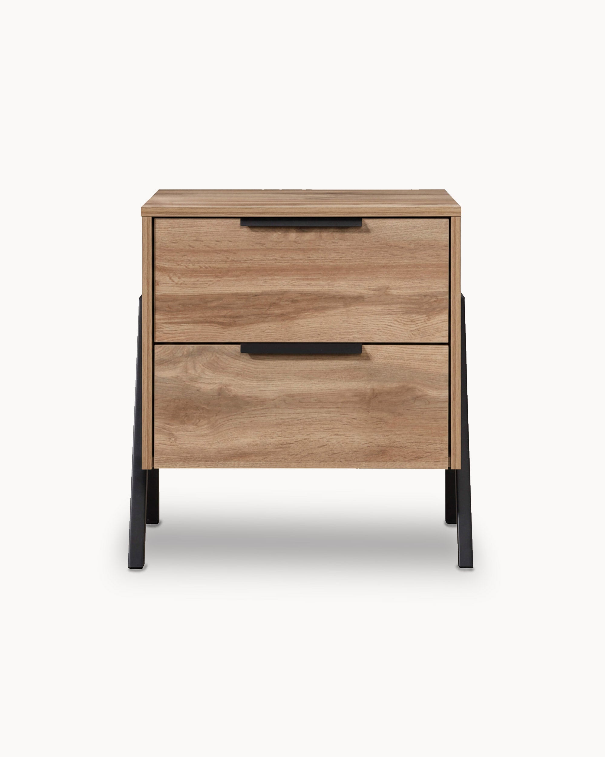 MILANO bedside table with 2 drawers
