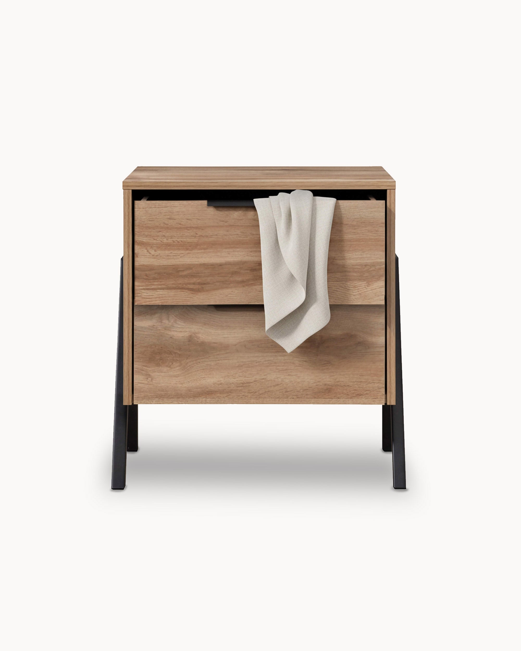 Mesa de cabeceira MILANO com 2 gavetas