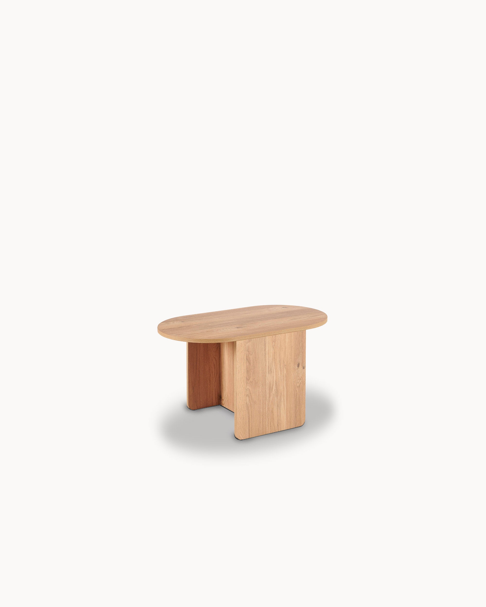 Mesa de centro WELLS com 2 puffs com arrumação