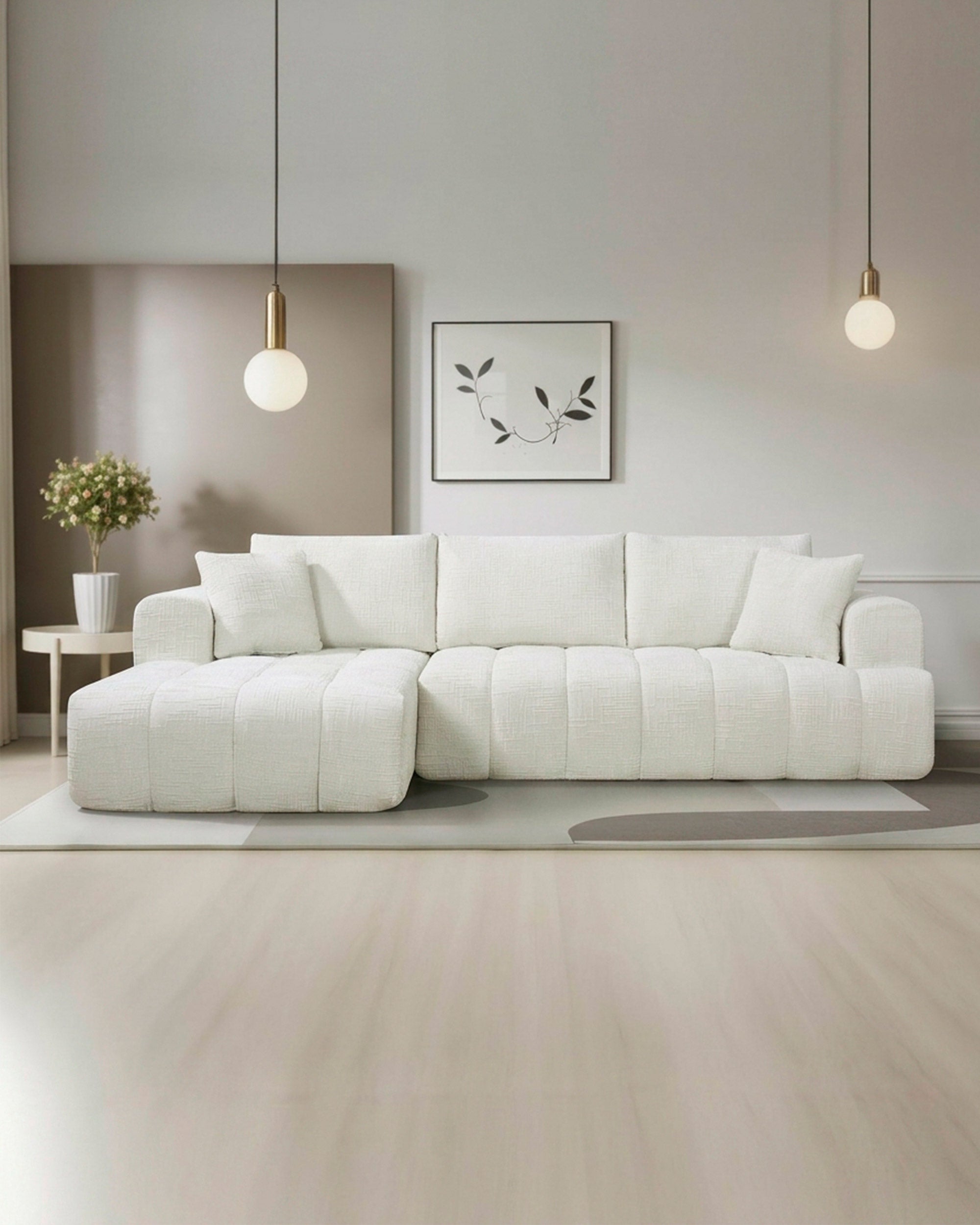 POP UP sofas! OAKLAND chaise longue sofa vacuum-packed