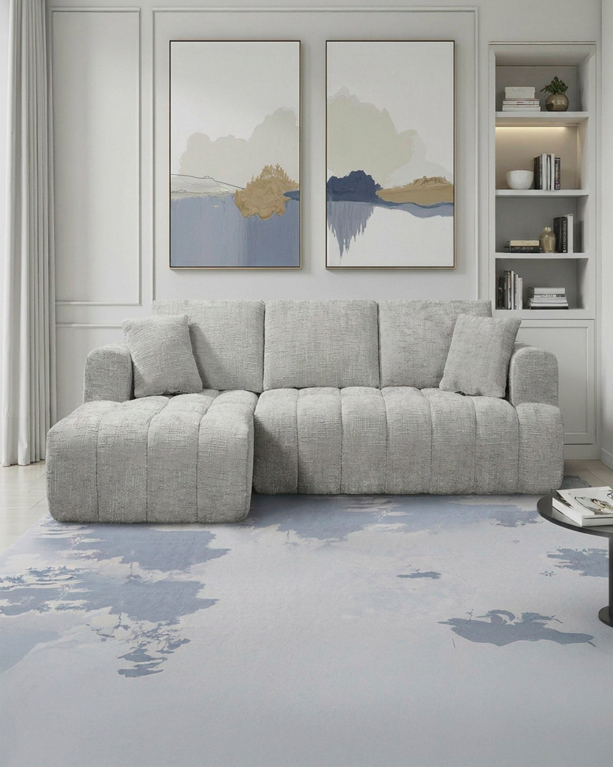 POP UP sofas! OAKLAND chaise longue sofa vacuum-packed