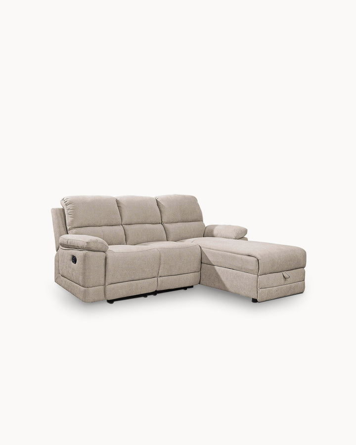 Sofá chaise longue LEON relax manual