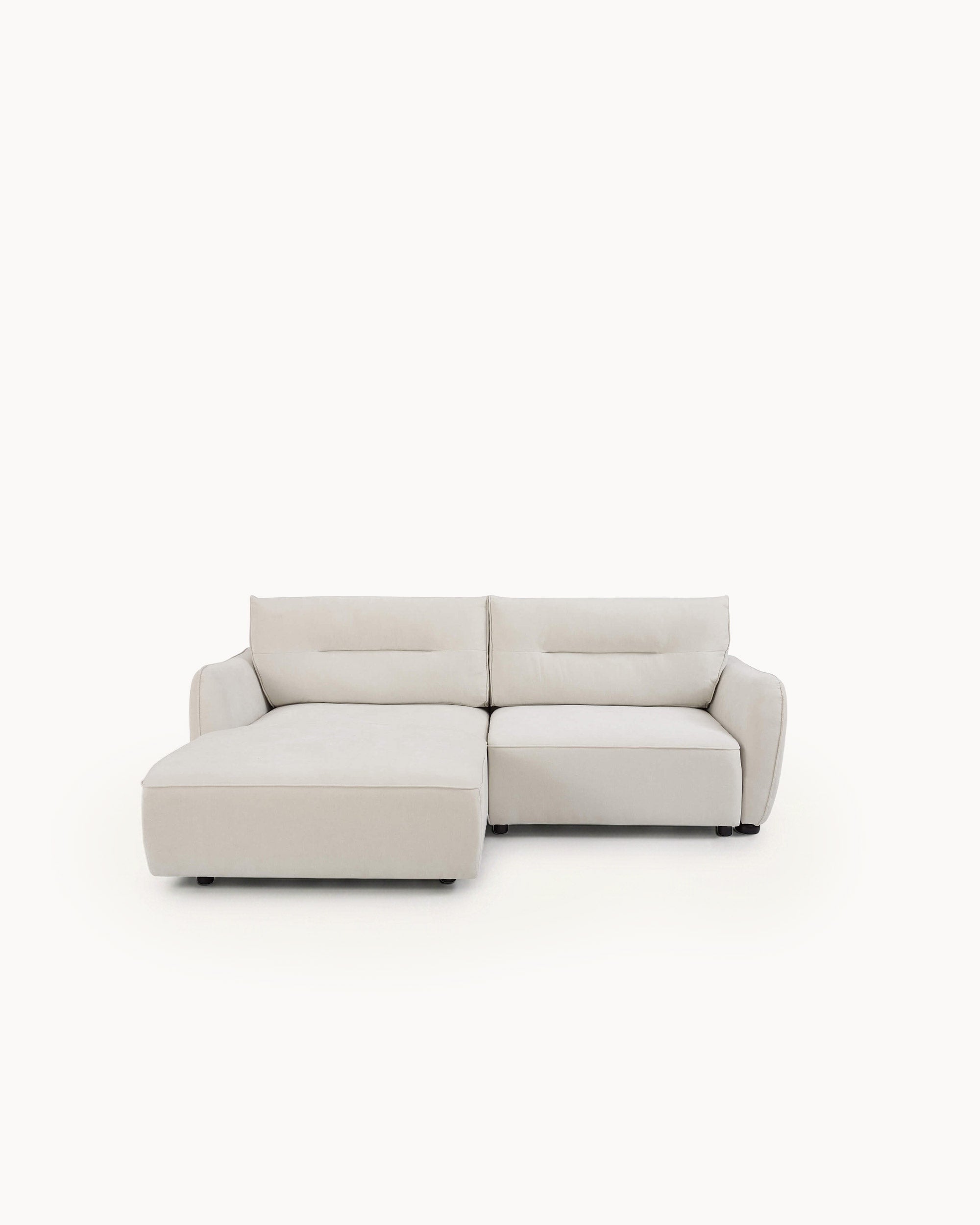 MELORIE chaise longue sofa with bed and storage