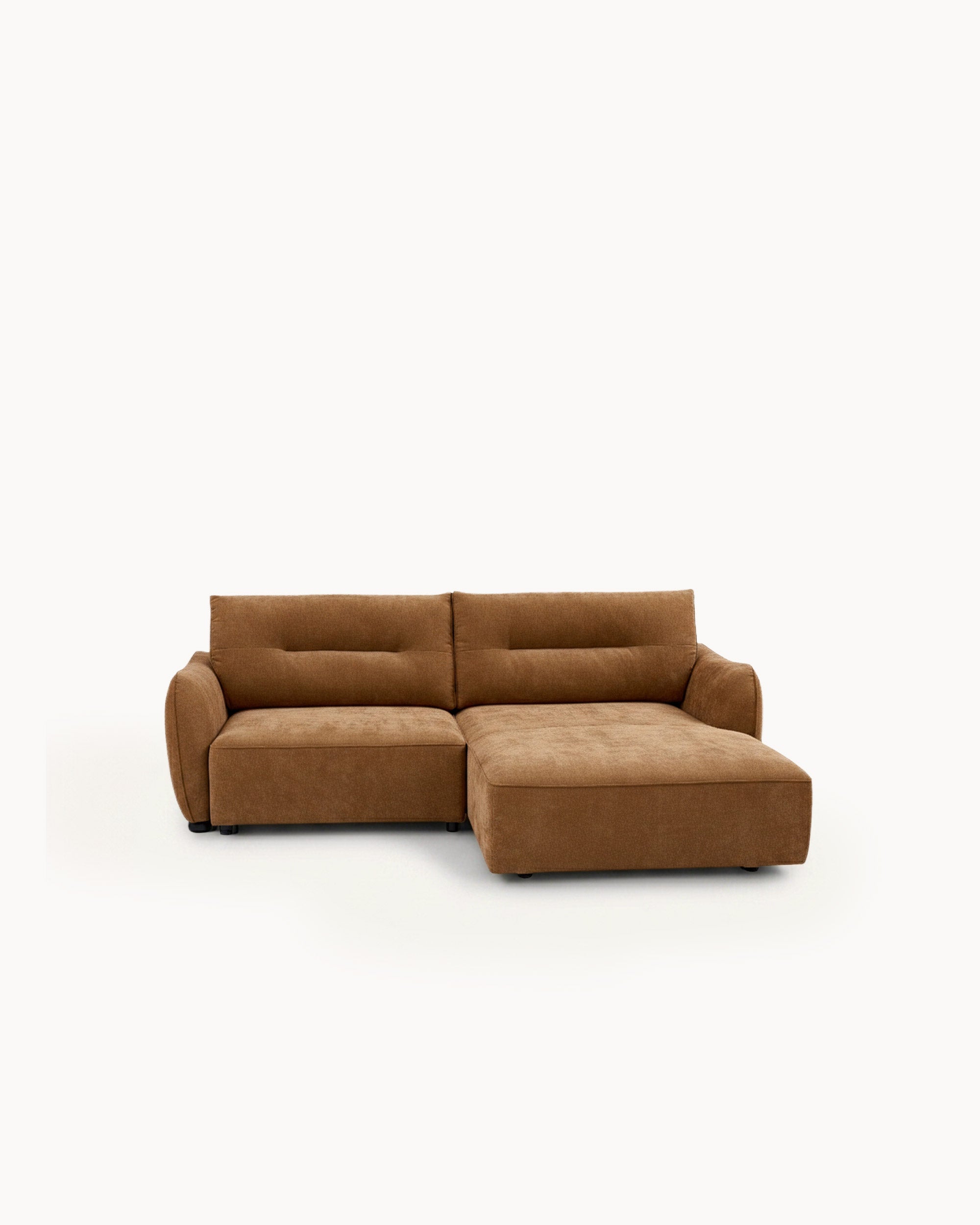 MELORIE chaise longue sofa with bed and storage