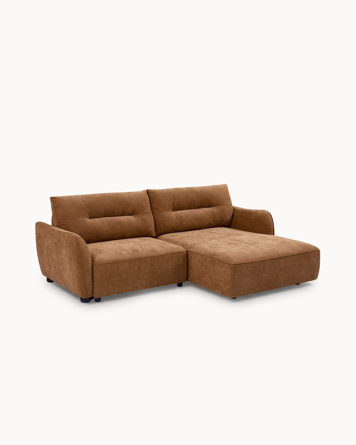 Sofá chaise longue MELORIE con cama y arcón