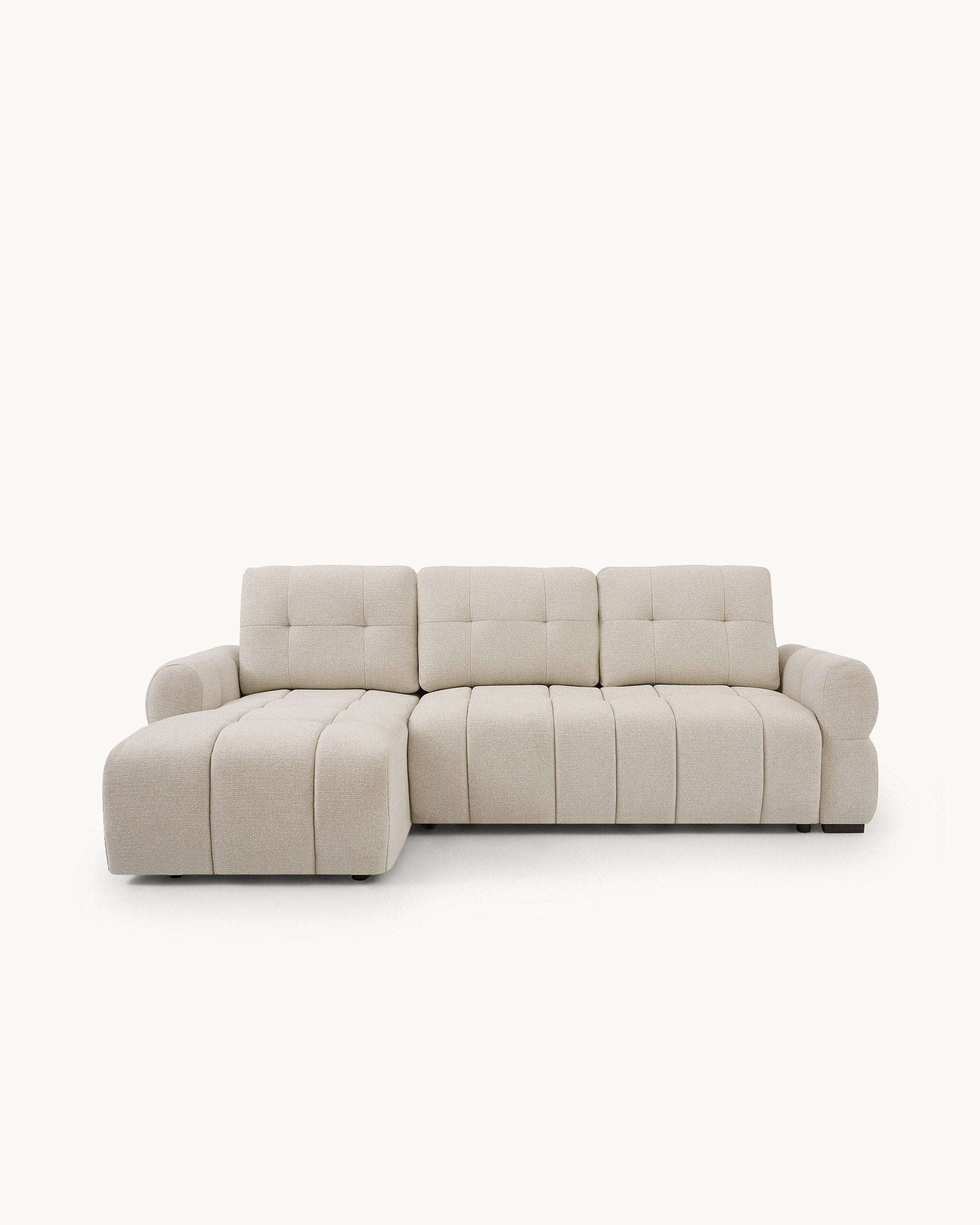 RAYLA chaise longue sofa bed with storage