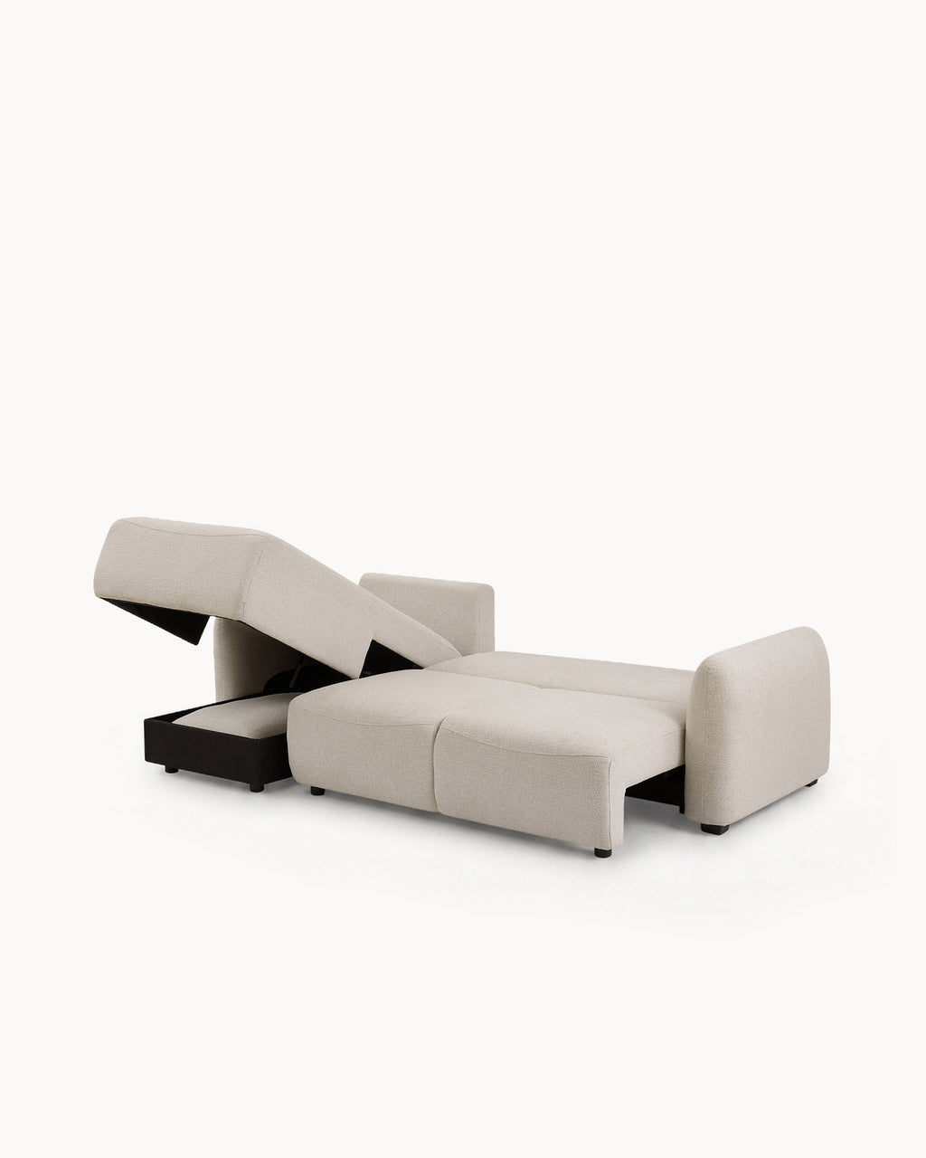 Sofá chaise longue TALLES con cama y arcón