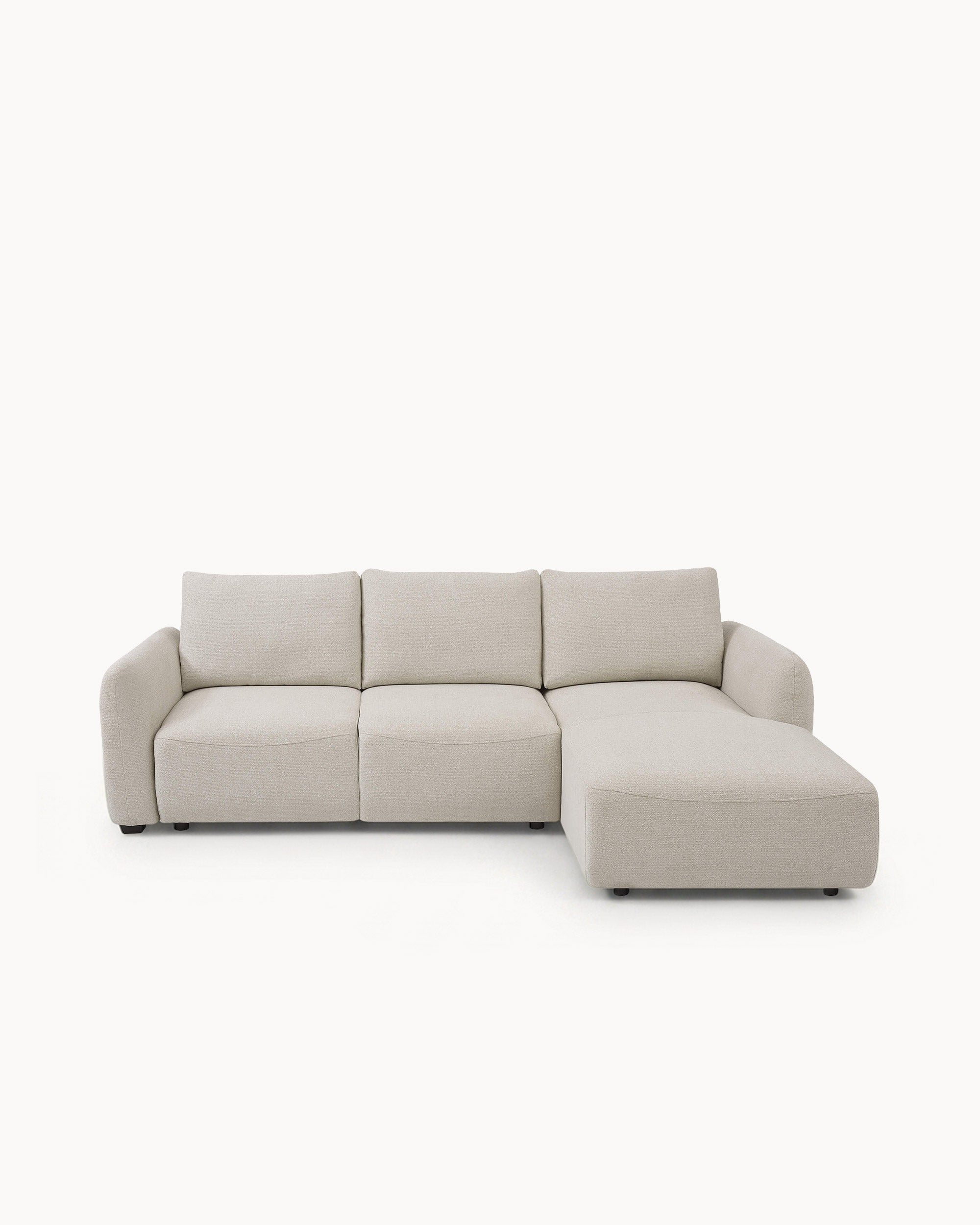 TALLES chaise longue sofa bed with storage