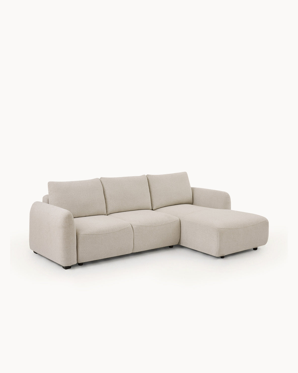 TALLES chaise longue sofa bed with storage