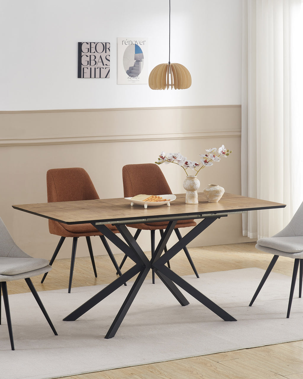 Mesa extensible ALEC (120-160cm)