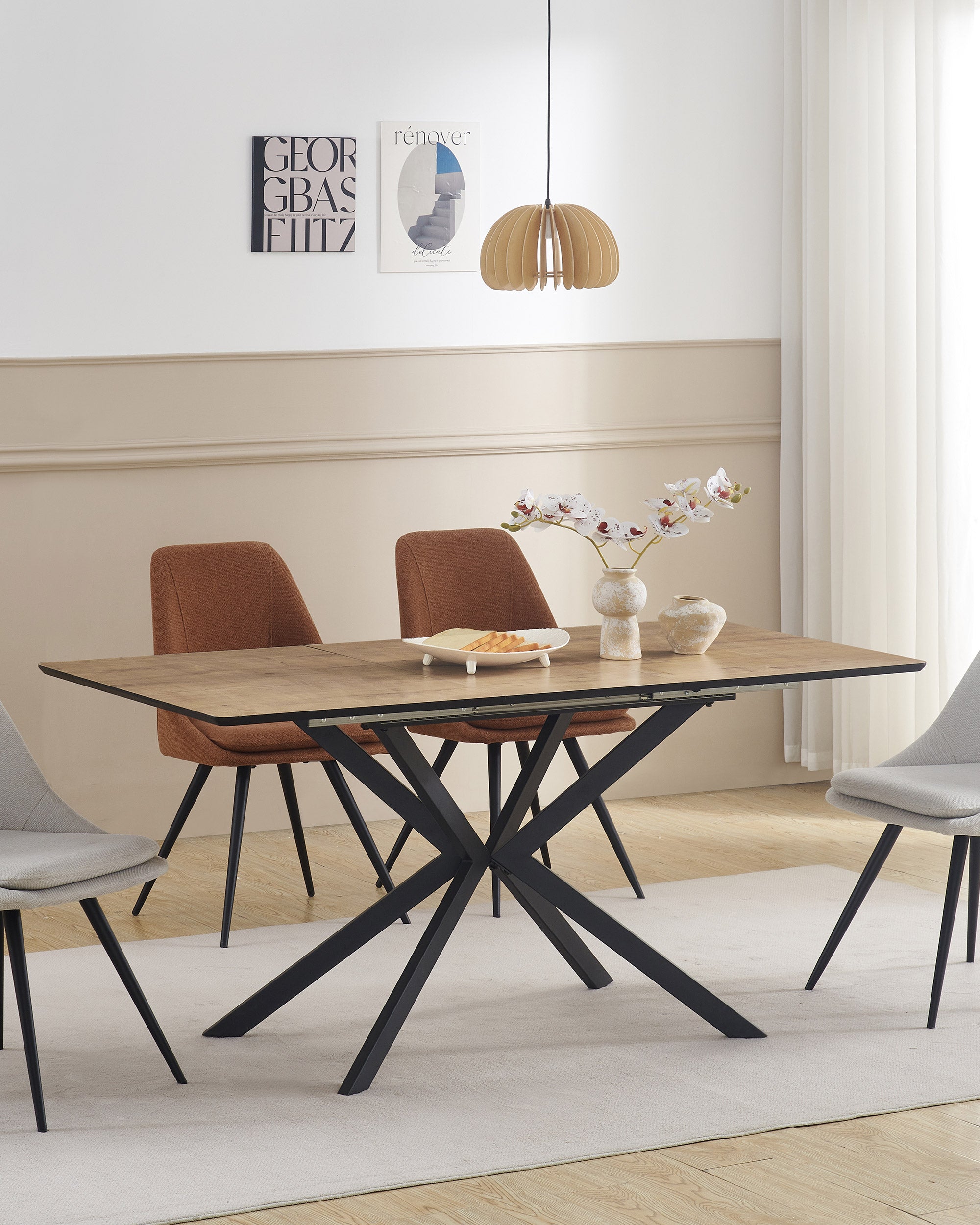 Mesa extensible ALEC (120-160cm)