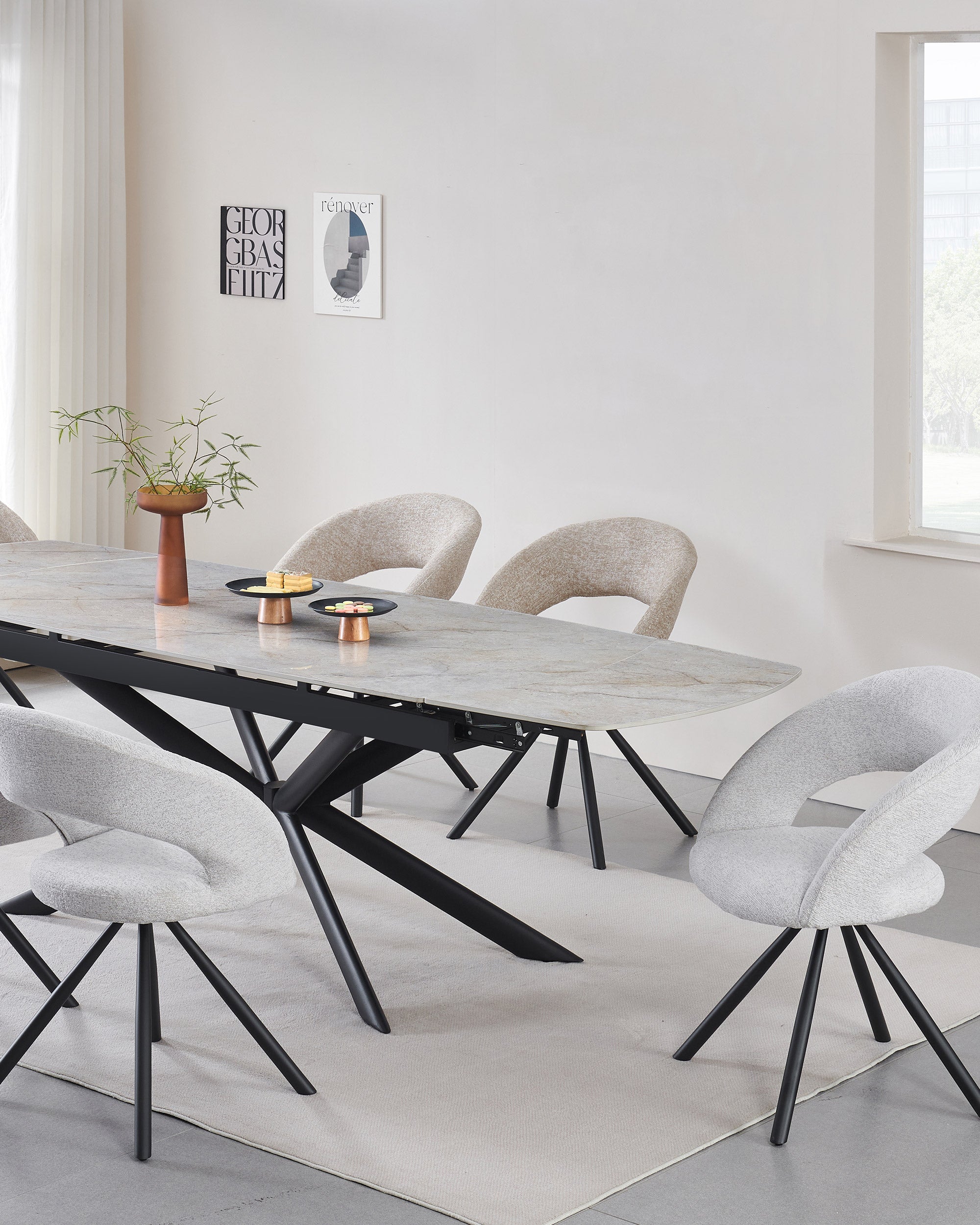 Extendable dining table FAY (180-260cm)