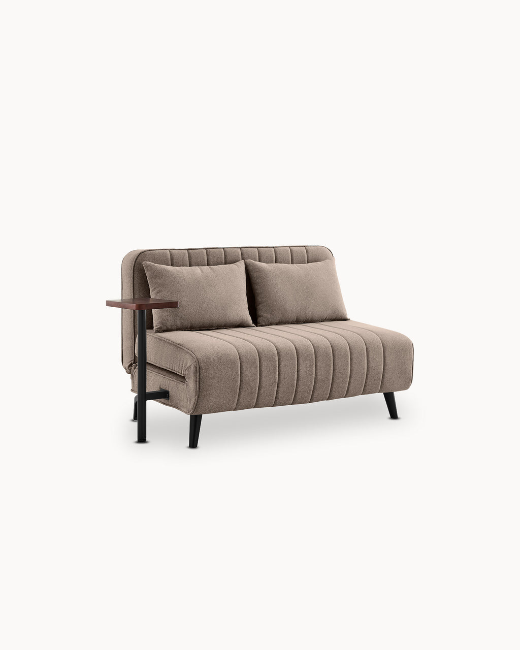 Sofá cama MYLLA com mesa de apoio
