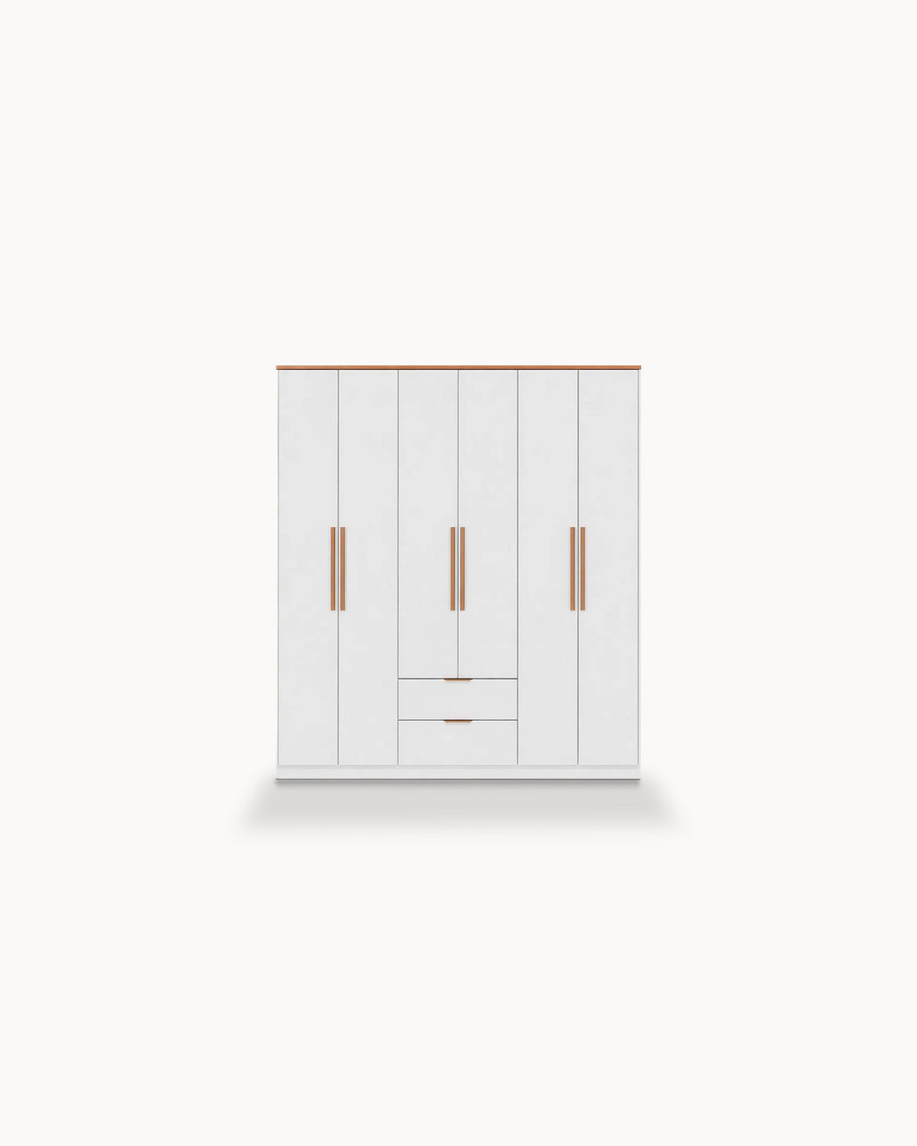 Roupeiro ALENA com 6 portas e 2 gavetas