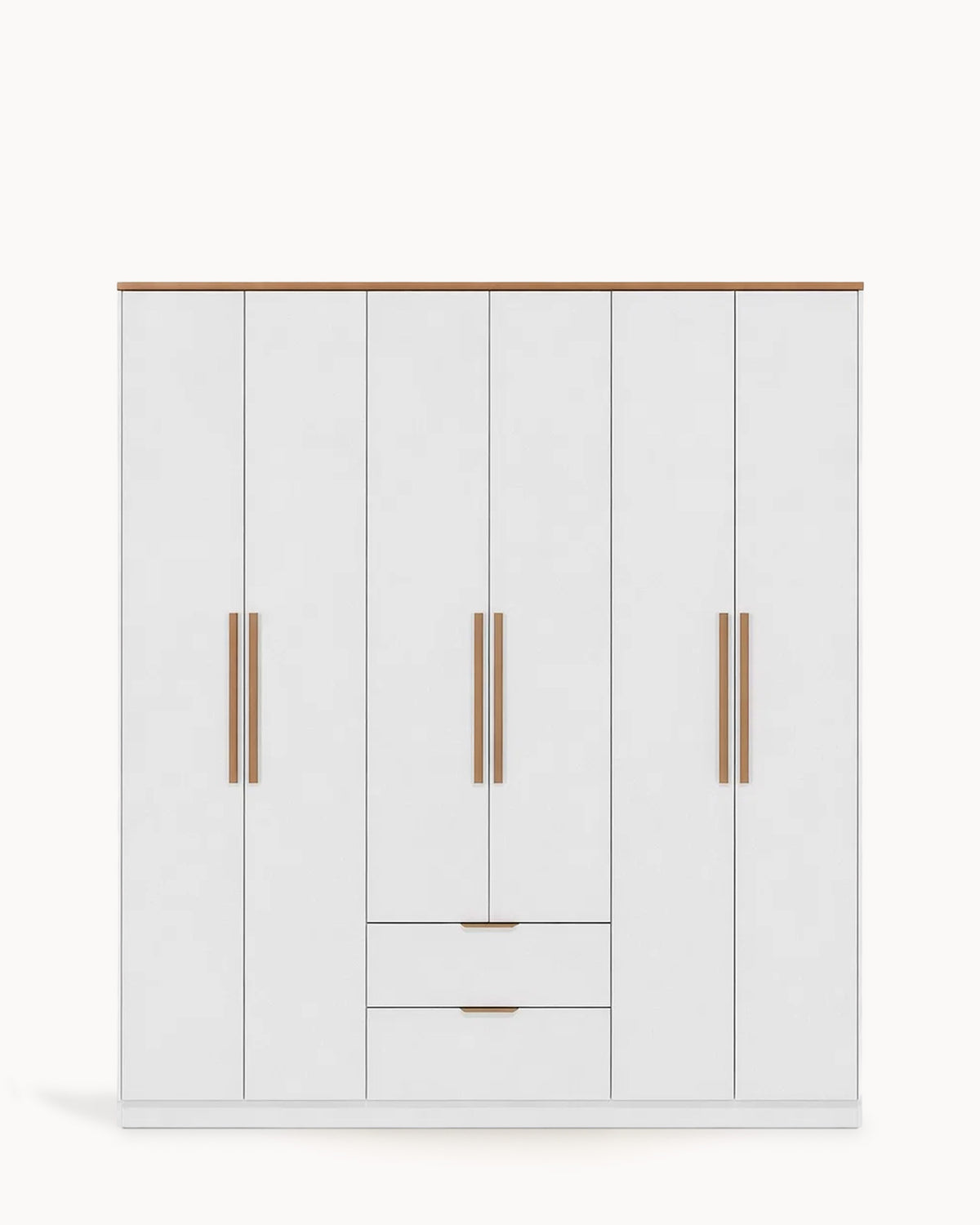 Roupeiro ALENA com 6 portas e 2 gavetas
