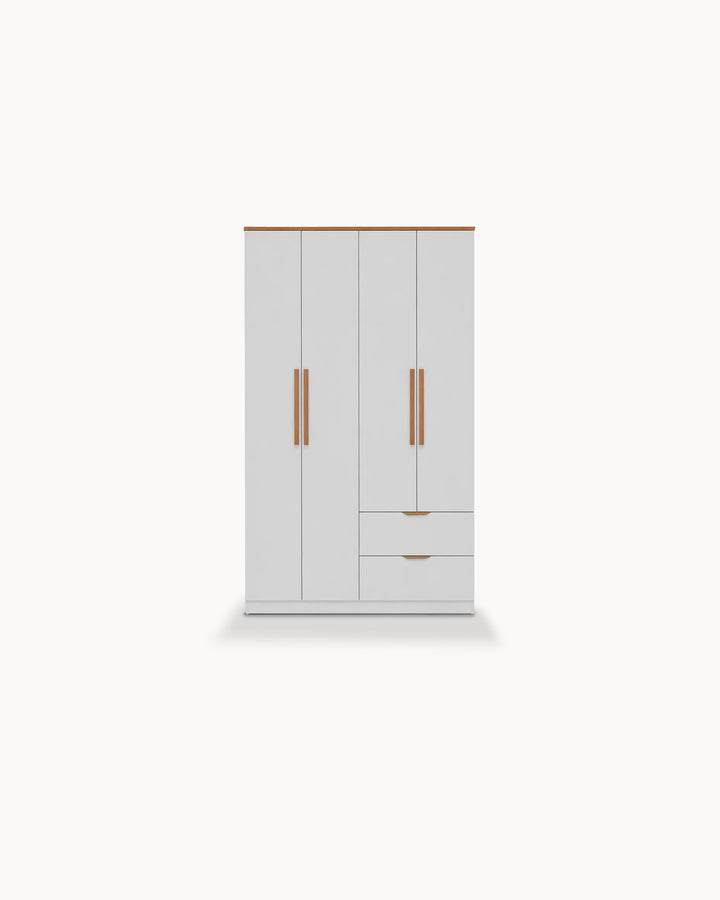 Armario ALENA con 4 puertas y 2 cajones