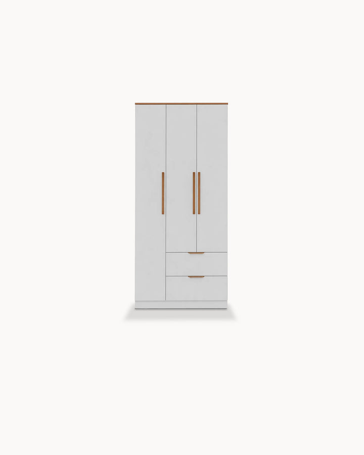 Roupeiro ALENA com 3 portas e 2 gavetas
