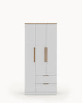 Roupeiro ALENA com 3 portas e 2 gavetas