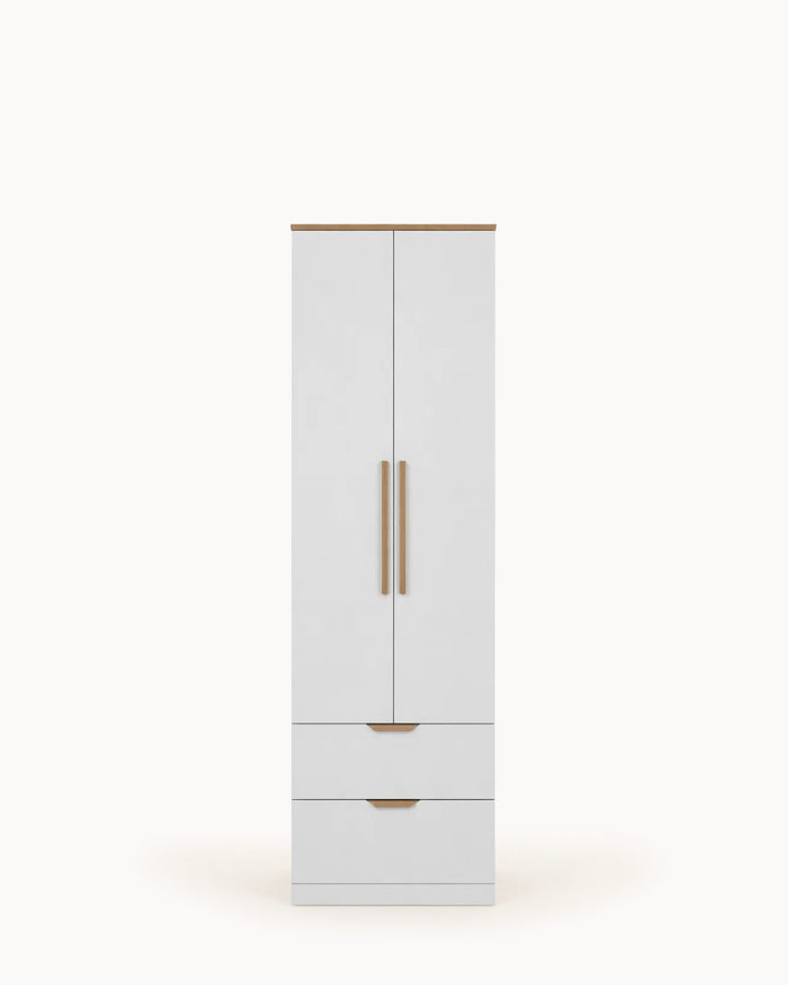 Roupeiro ALENA com 2 portas e 2 gavetas