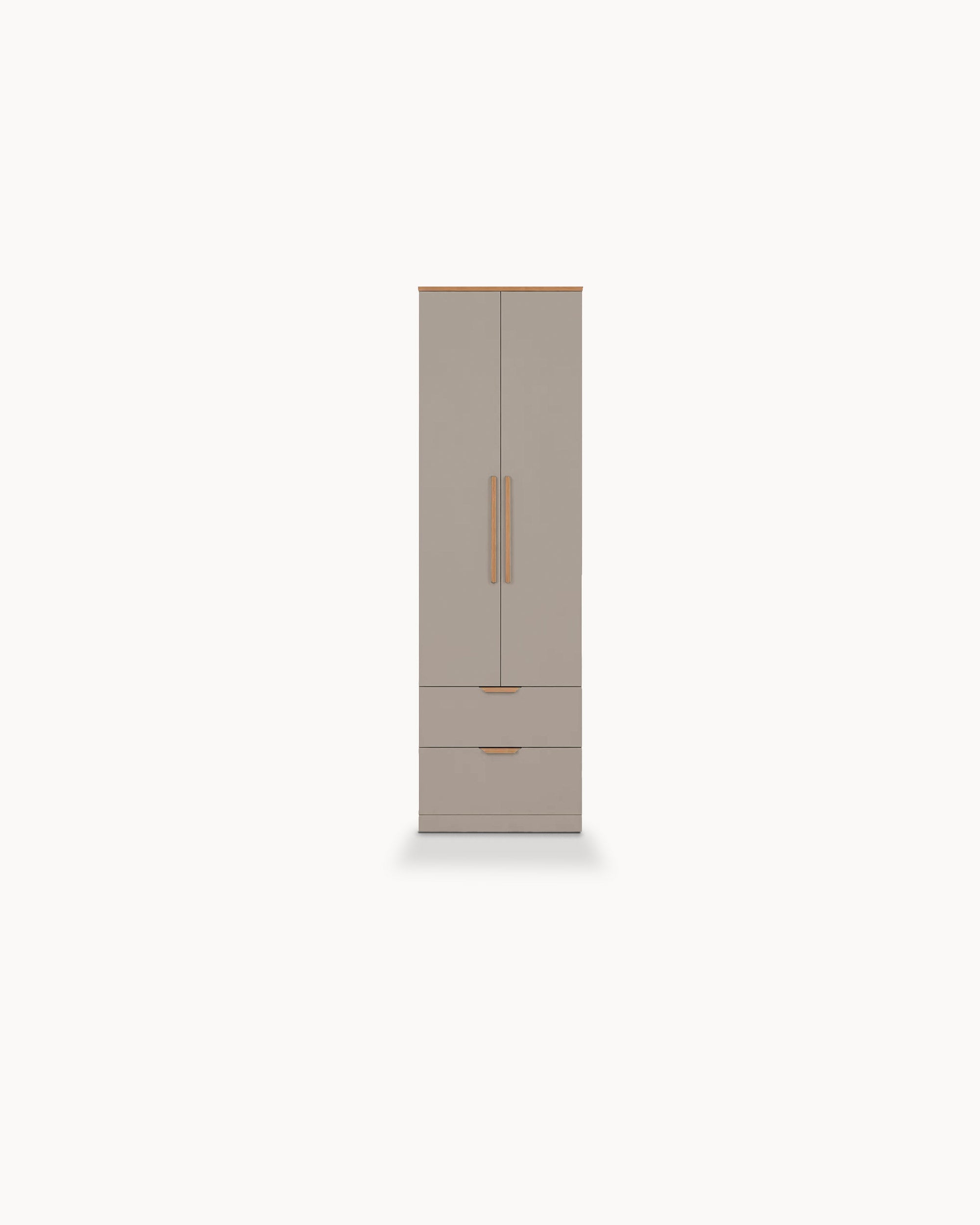 ALENA wardrobe with 2 doors and 2 drawers