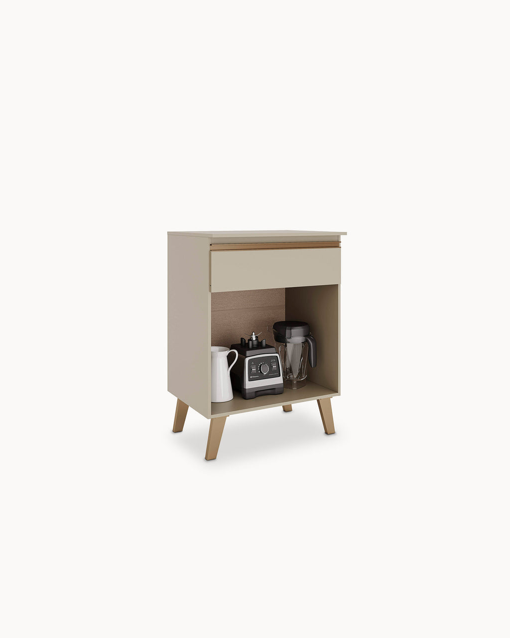 KENAN Kitchen Counter with 2 Doors and 1 Drawer